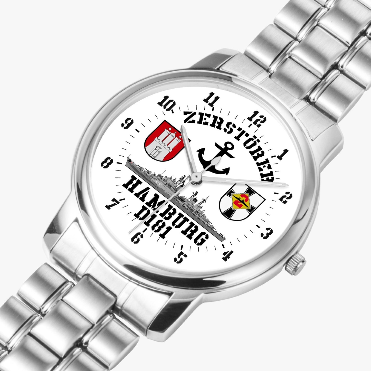 Armbanduhr Zerstörer D181 HAMBURG - Batterie