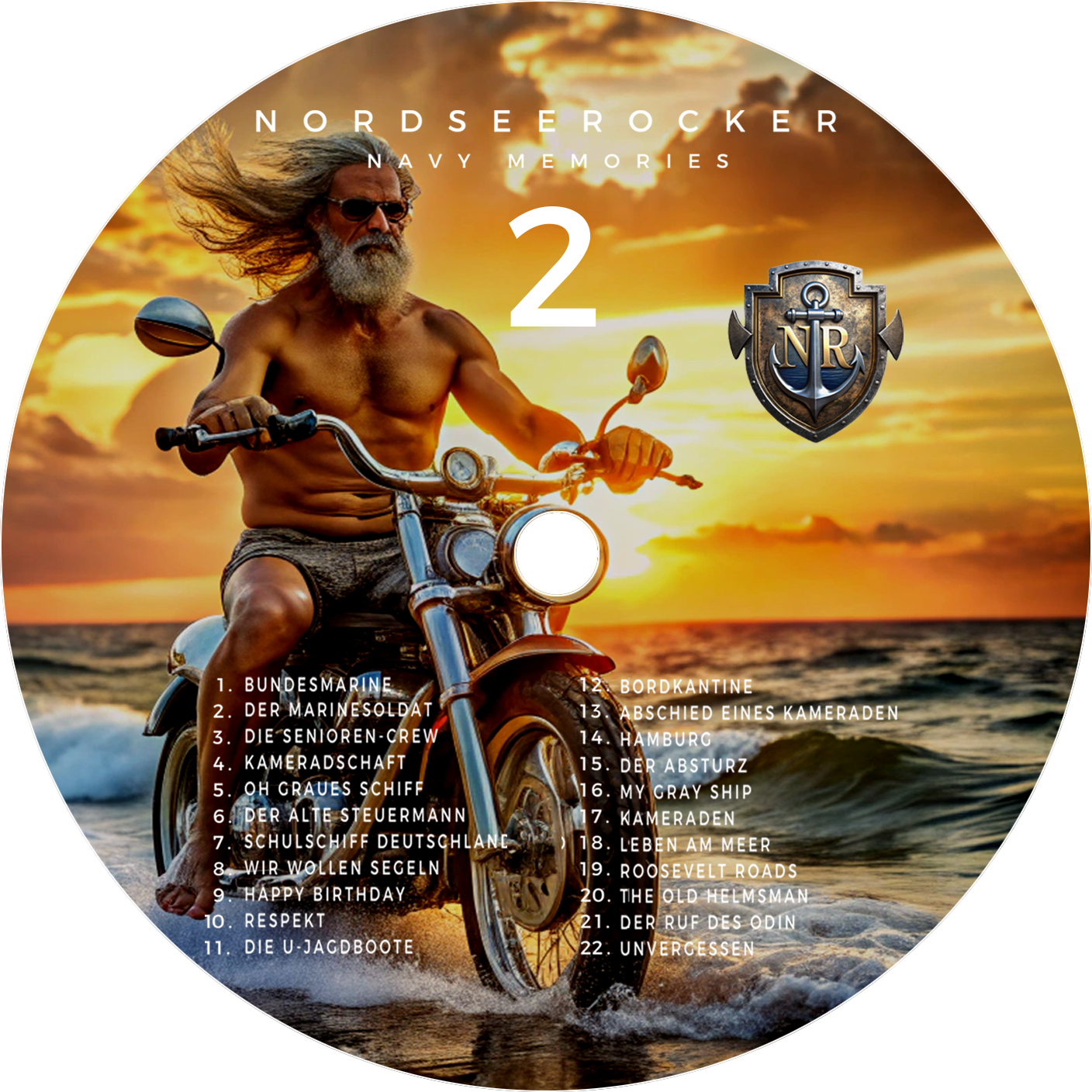 CD - Nordseerocker - Navy Memories 2 - 22 Titel