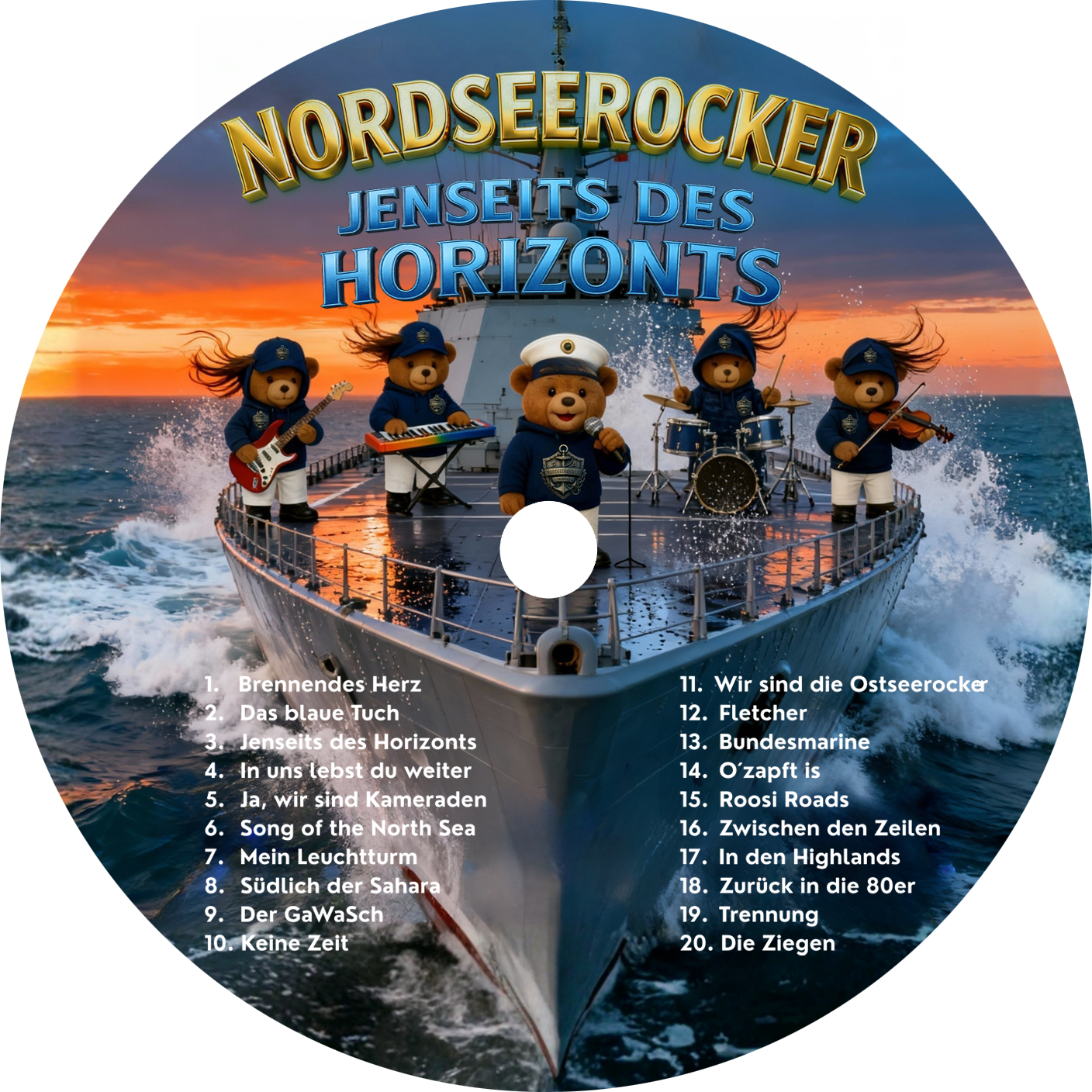 CD - Nordseerocker - Jenseits des Horizonts - 20 Titel