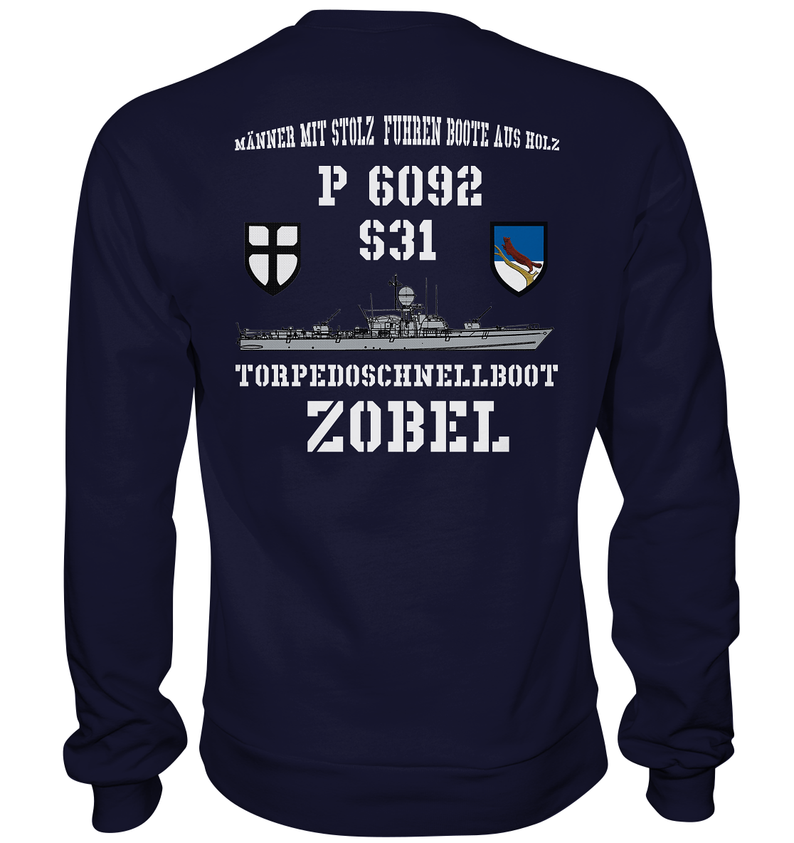 S31 Zobel, beidseitiger Druck - Basic Sweatshirt