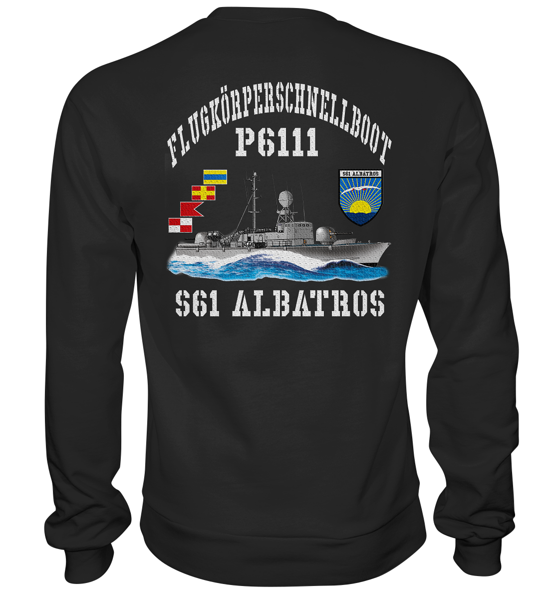 Flugkörperschnellboot P6111 ALBATROS - Basic Sweatshirt