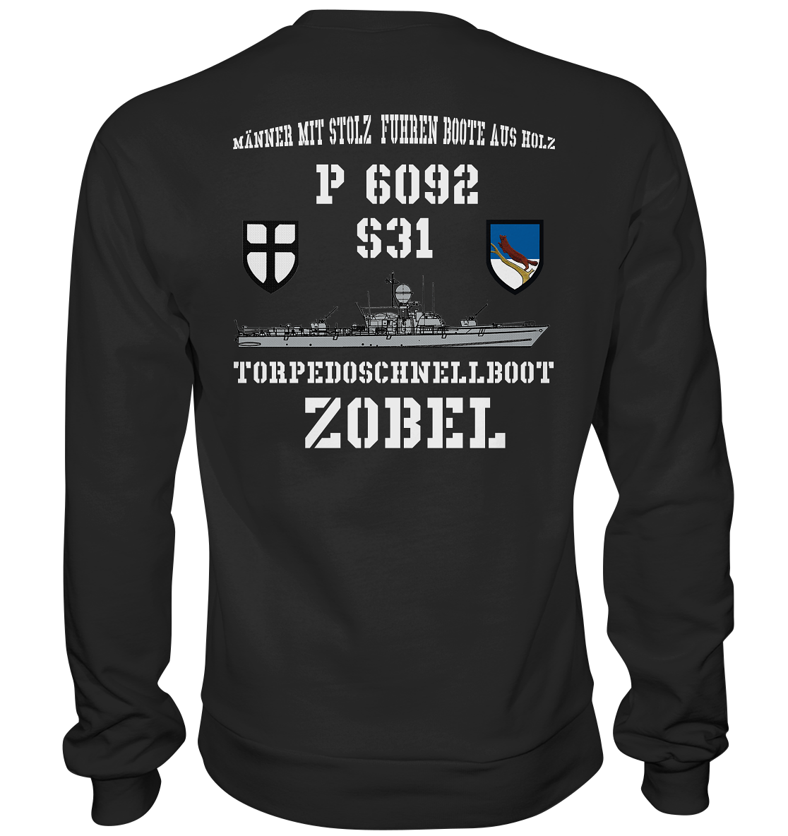 S31 Zobel, beidseitiger Druck - Basic Sweatshirt