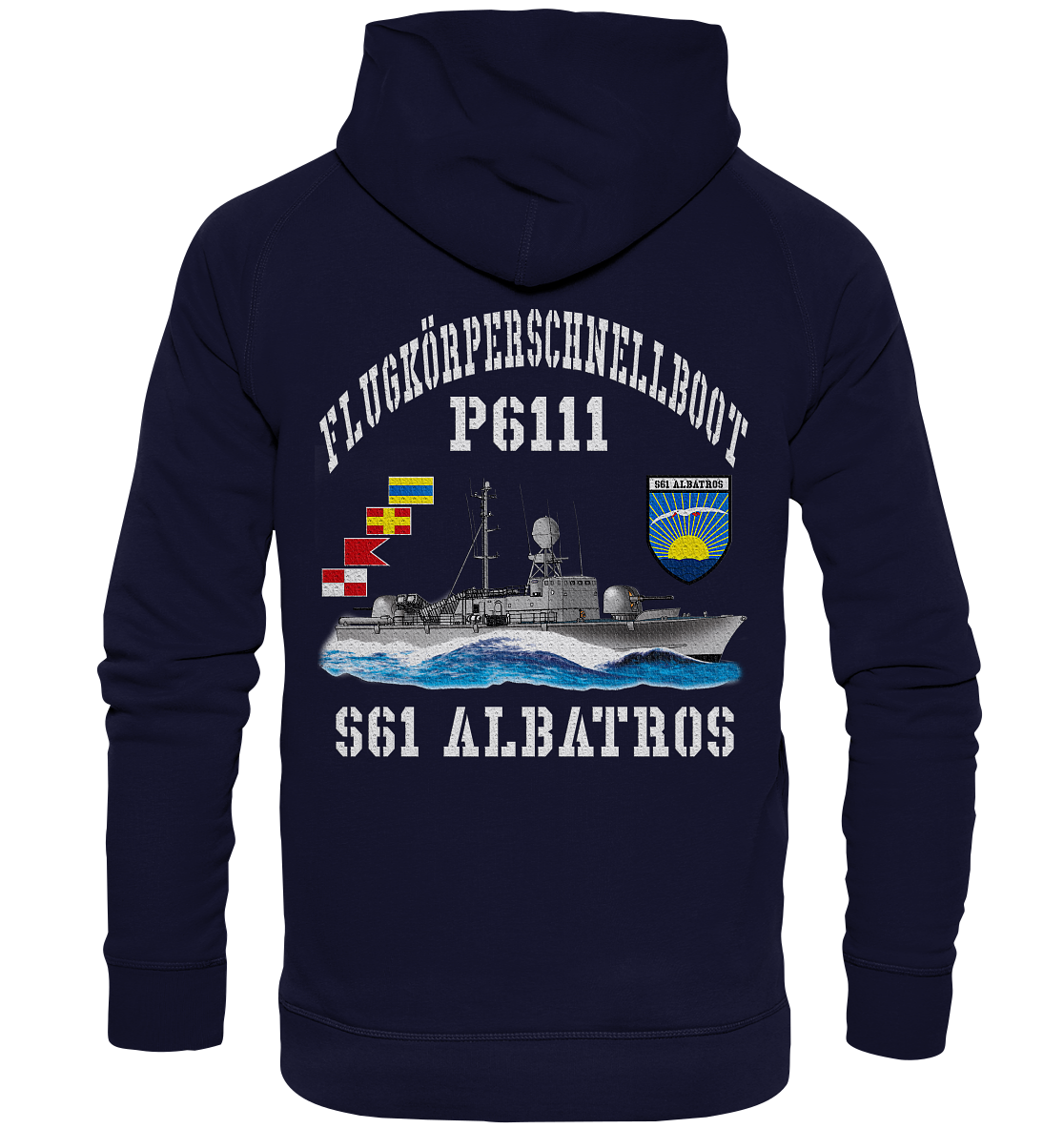 Flugkörperschnellboot P6111 ALBATROS - Basic Unisex Hoodie