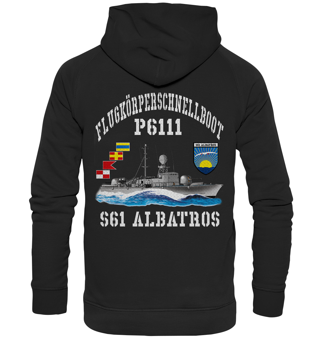 Flugkörperschnellboot P6111 ALBATROS - Basic Unisex Hoodie