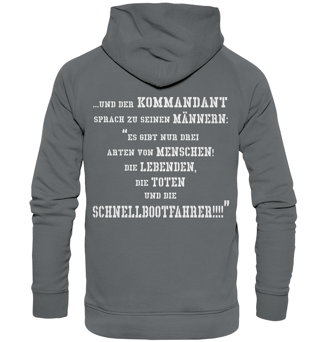 ...und der Kommandant. - Basic Unisex Hoodie