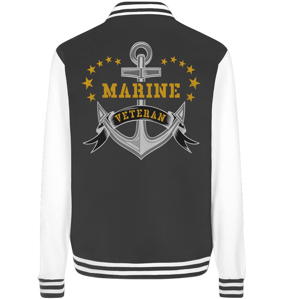 Anker Marine Veteran Rückendruck - College Jacket