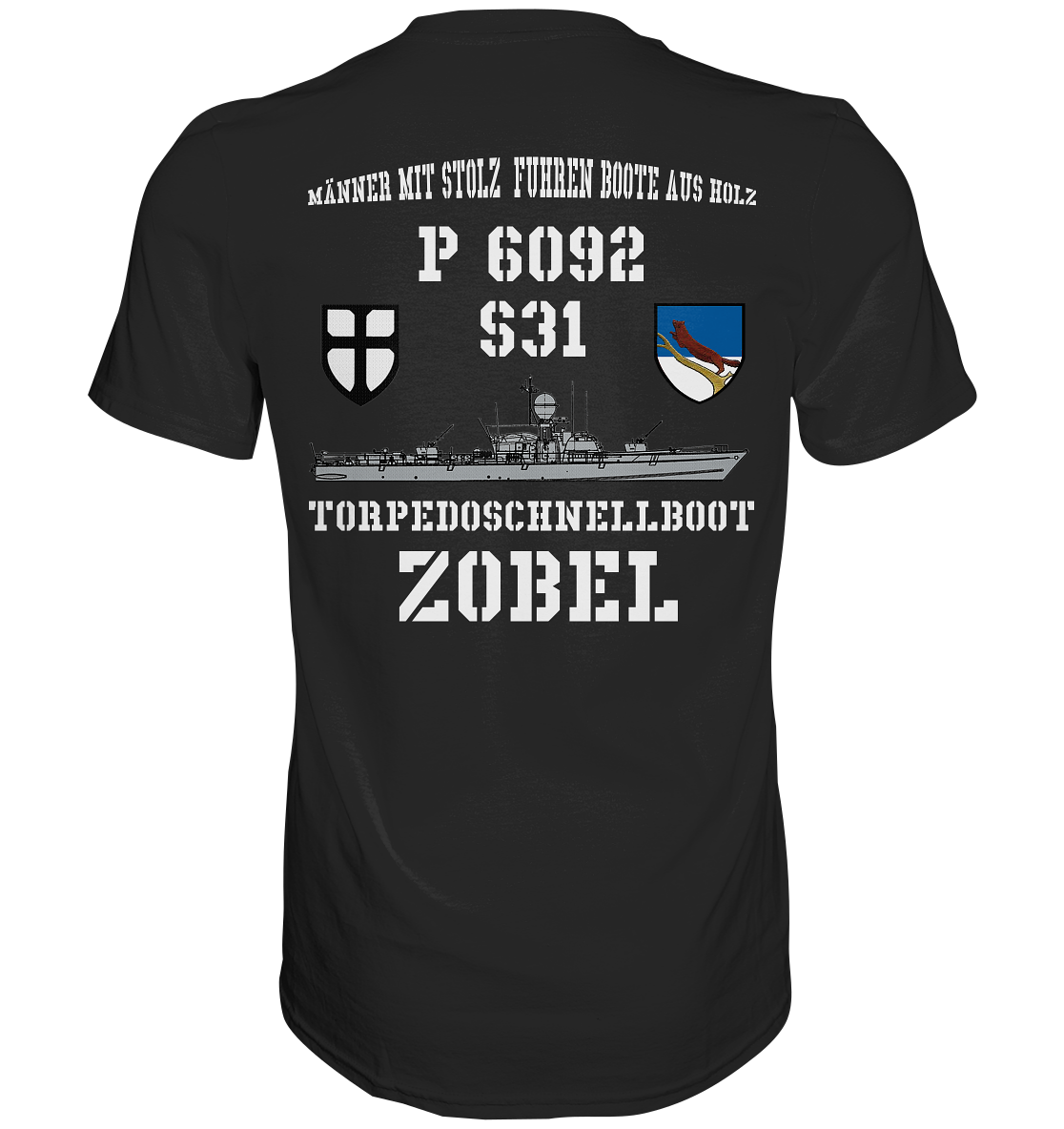 Torpedoschnellboot S31 Zobel - Premium Shirt