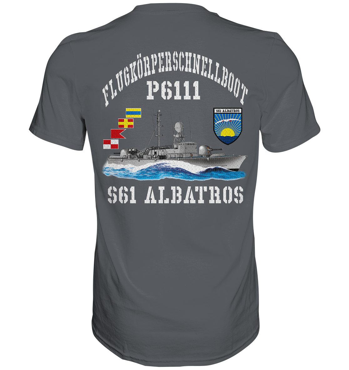 Flugkörperschnellboot P6111 ALBATROS - Premium Shirt