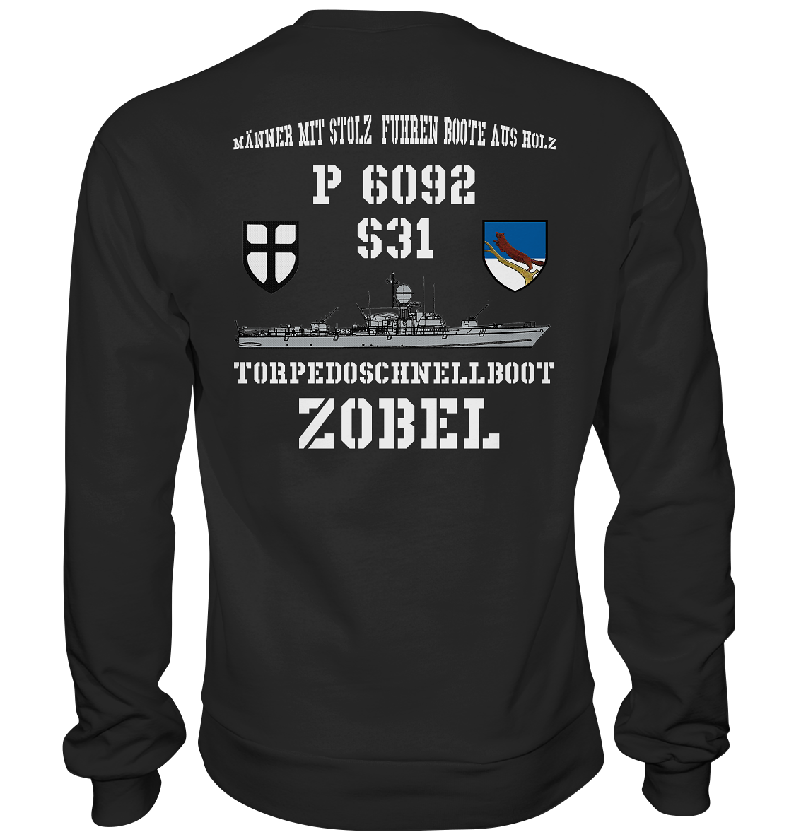 Torpedoschnellboot S31 Zobel - Premium Sweatshirt