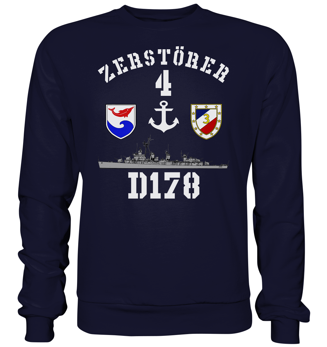 D178 ZERSTÖRER 4 Anker - Basic Sweatshirt