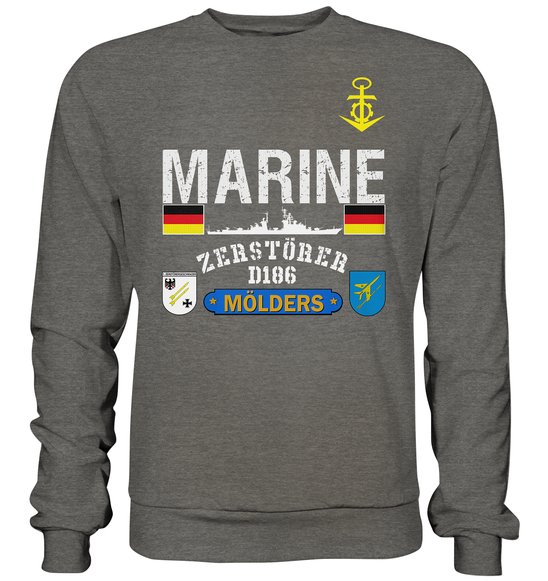 Zerstörer D186 MÖLDERS 40er - Basic Sweatshirt