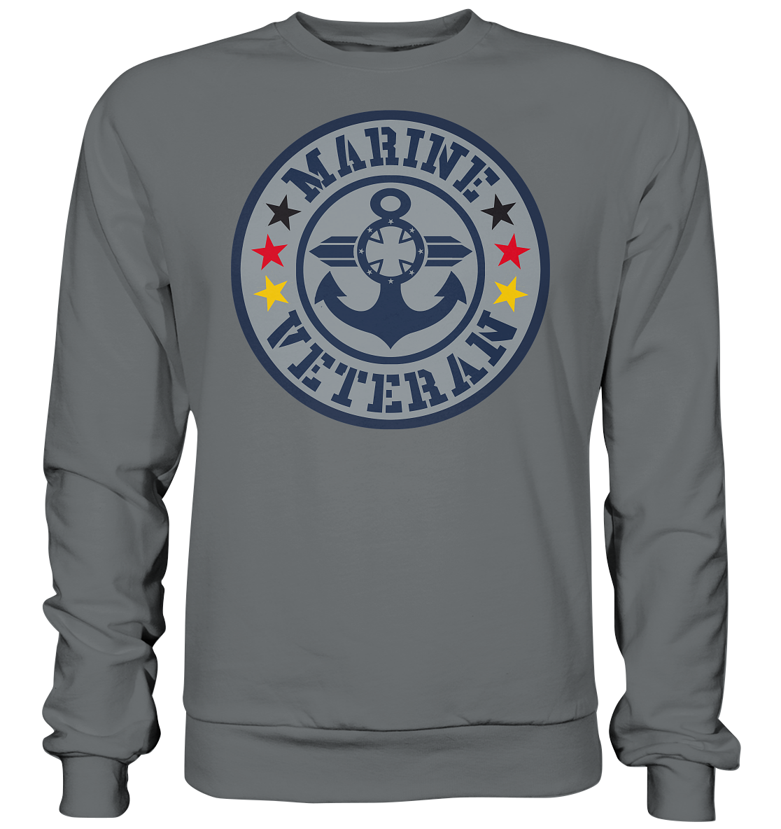 MARINE VETERAN Sterne - Basic Sweatshirt