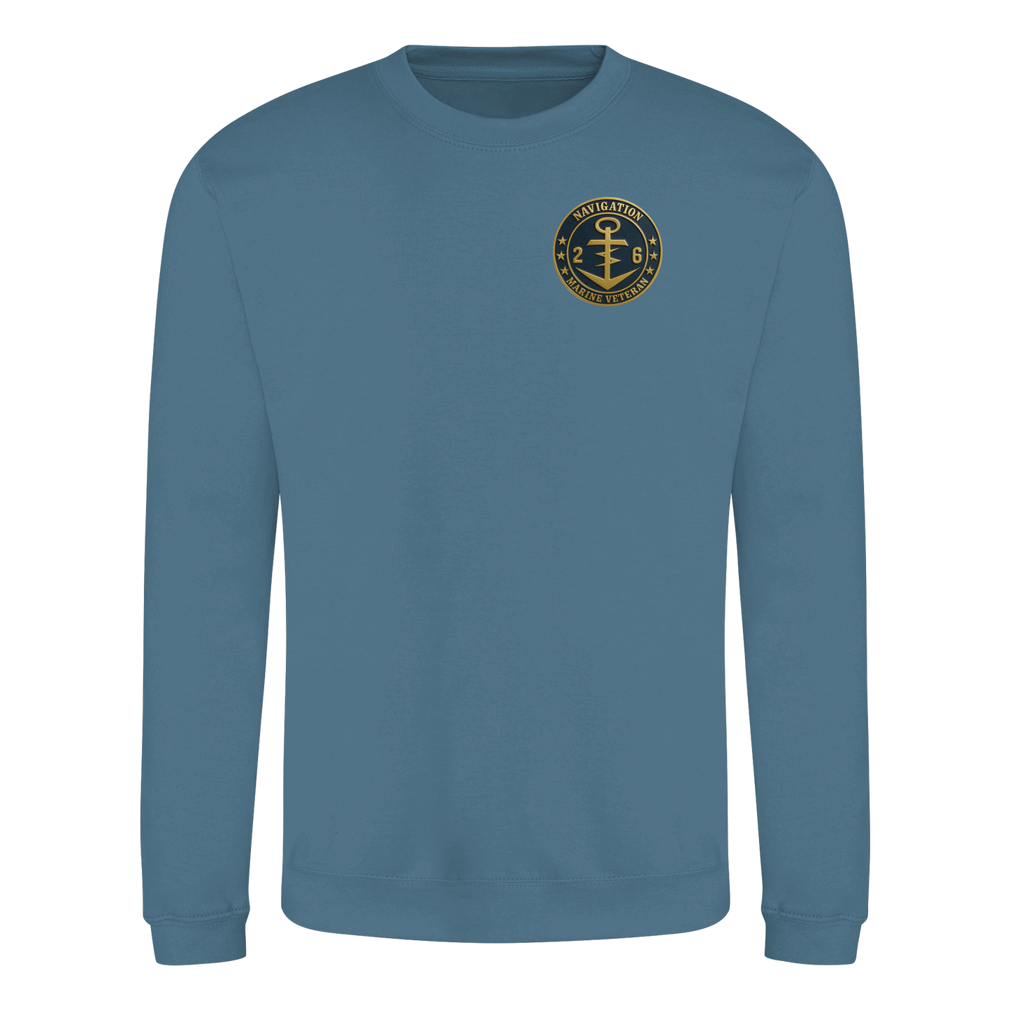 Marine Veteran 26er NAVIGATION - Metalleffekt - Basic Sweatshirt