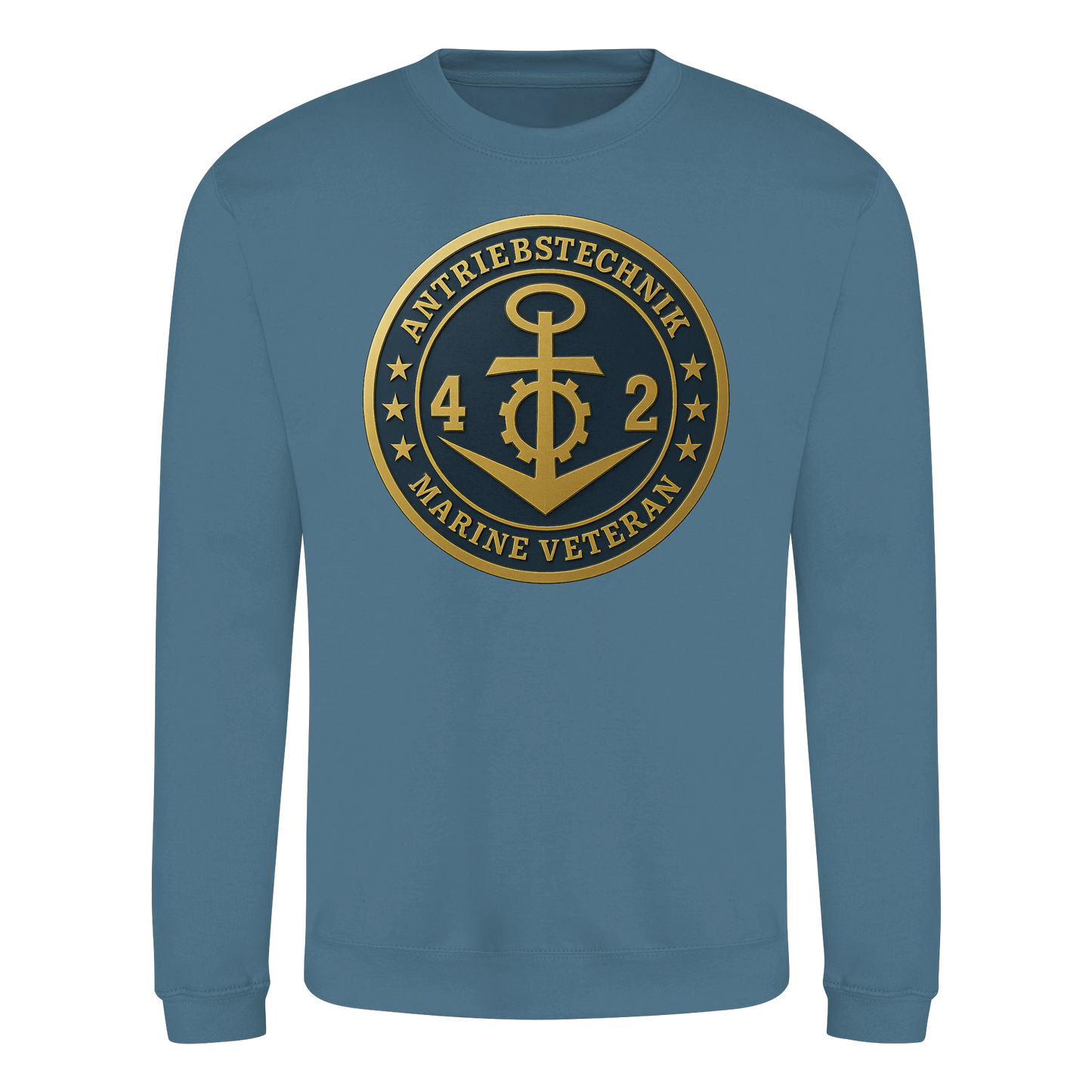 Marine Veteran 42er ANTRIEBSTECHNIK - Metalleffekt - Basic Sweatshirt