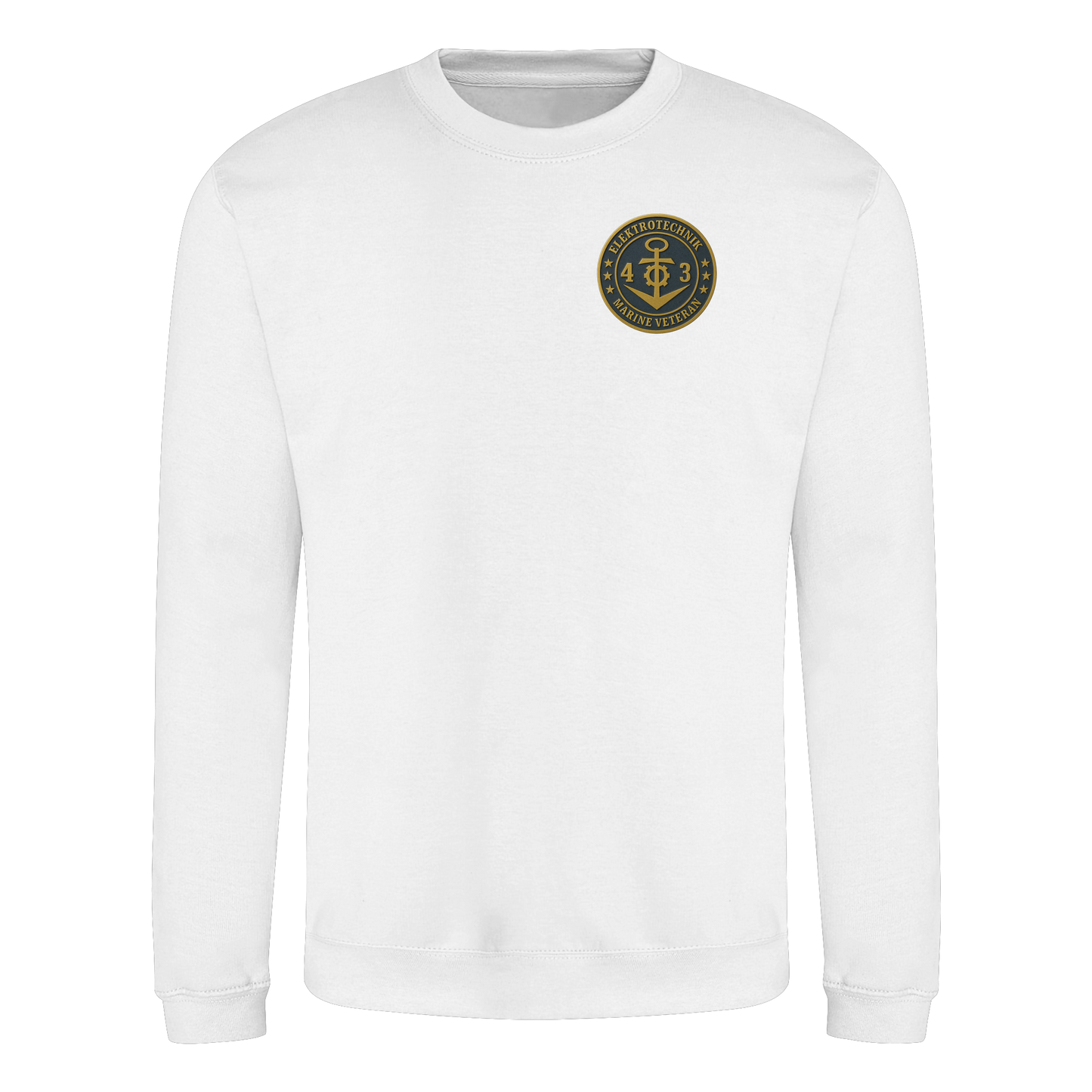 Marine Veteran 43er ELEKTROTECHNIK - Metalleffekt - Basic Sweatshirt