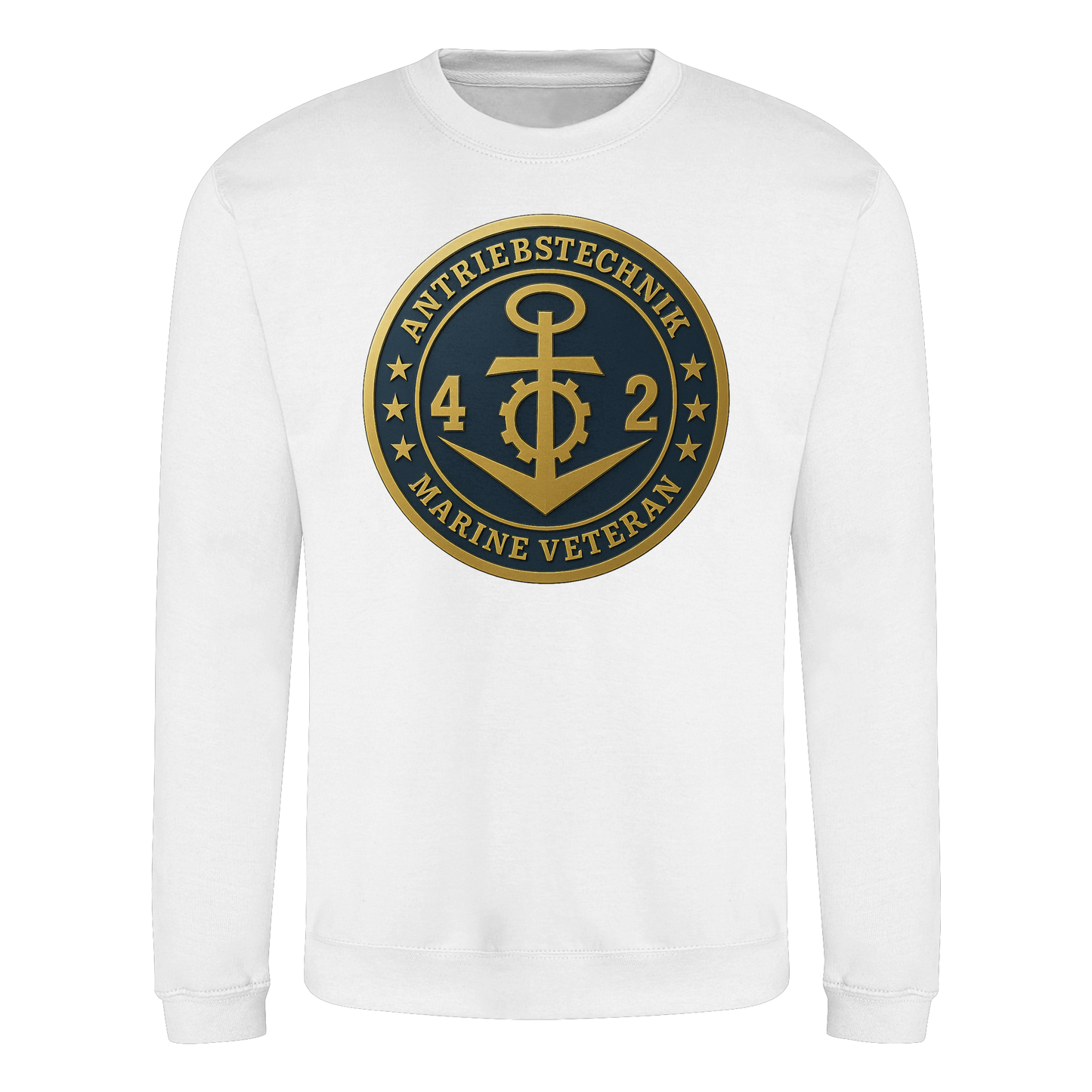 Marine Veteran 42er ANTRIEBSTECHNIK - Metalleffekt - Basic Sweatshirt
