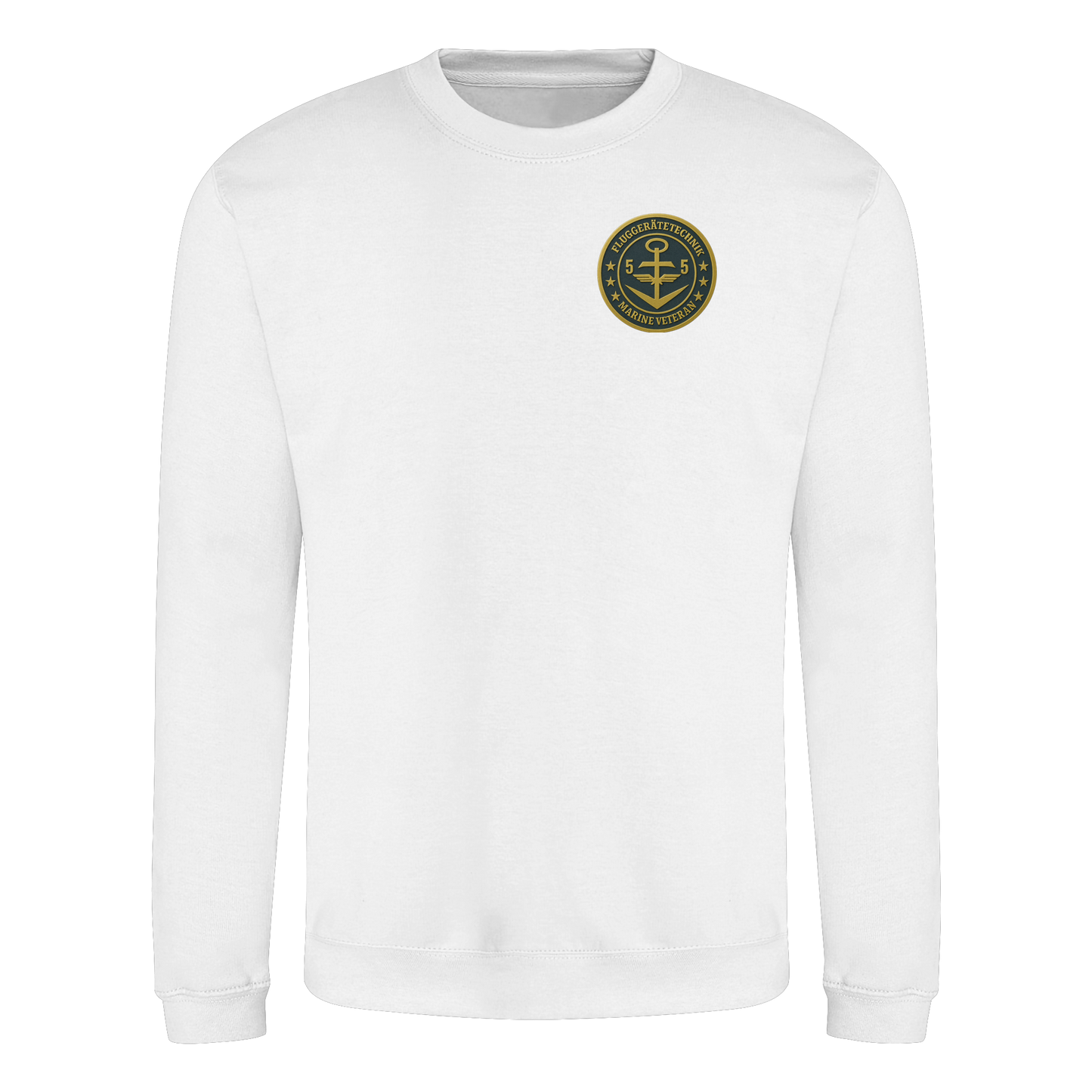 Marine Veteran 55er FLUGGERÄTETECHNIK - Metalleffekt - Basic Sweatshirt
