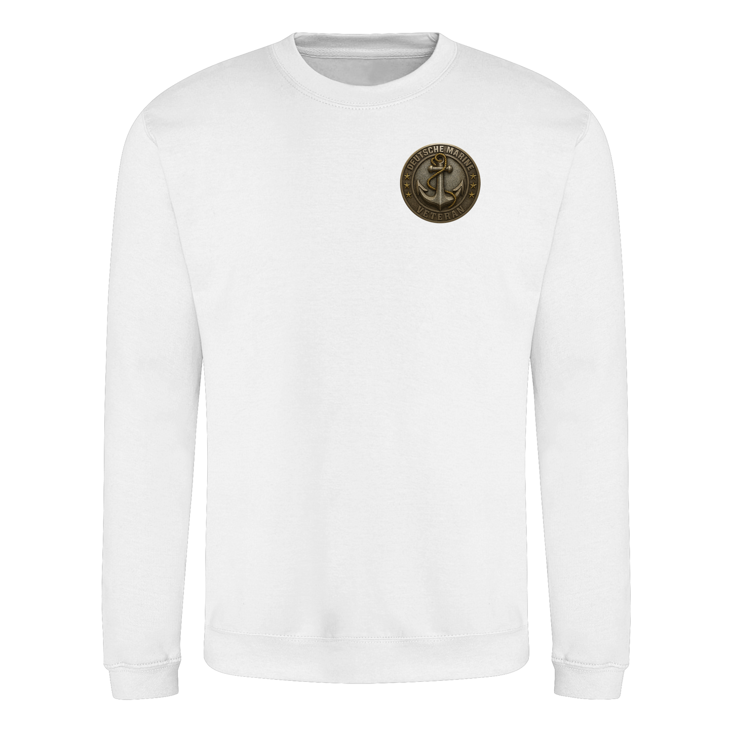 Deutsche Marine Veteran - Metalleffekt - Basic Sweatshirt