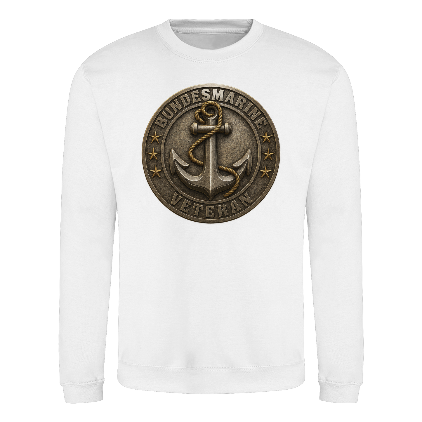 Logo BUNDESMARINE - Metalleffekt - Basic Sweatshirt