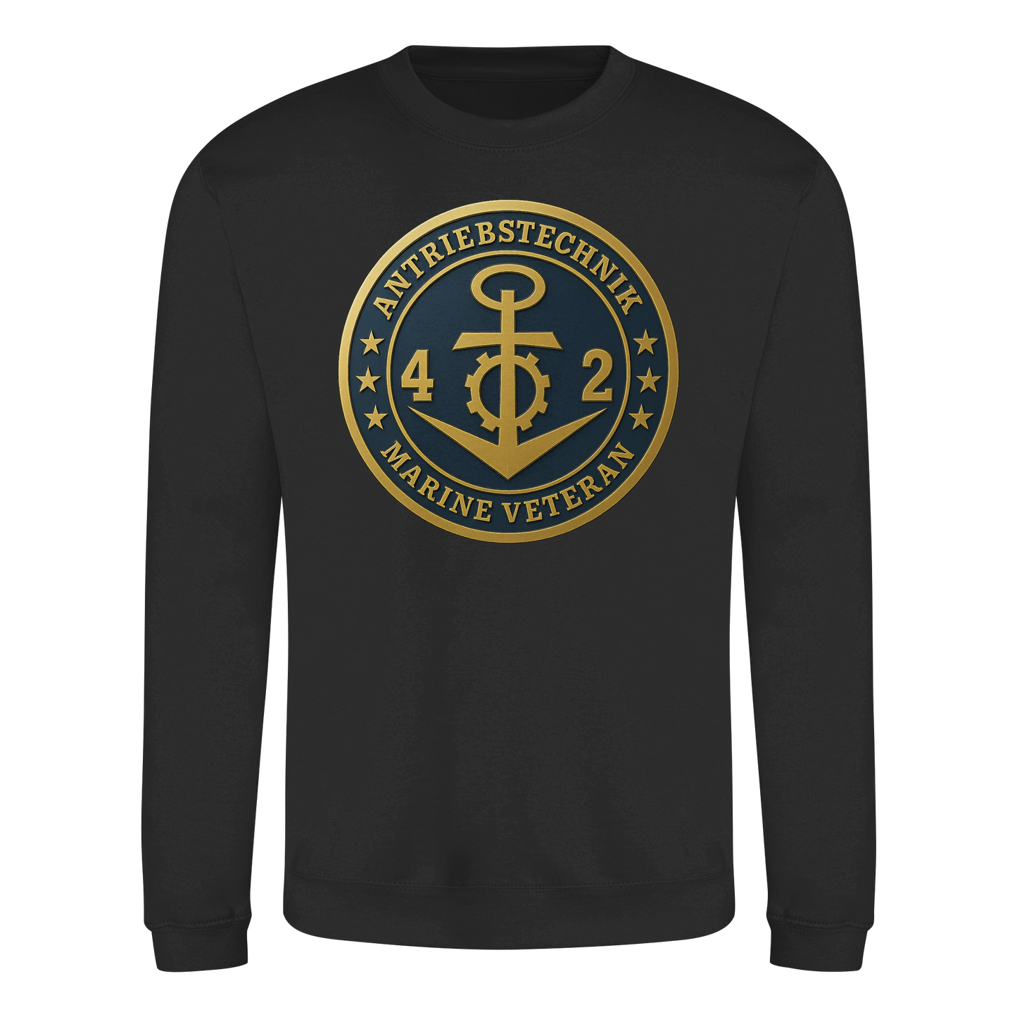 Marine Veteran 42er ANTRIEBSTECHNIK - Metalleffekt - Basic Sweatshirt