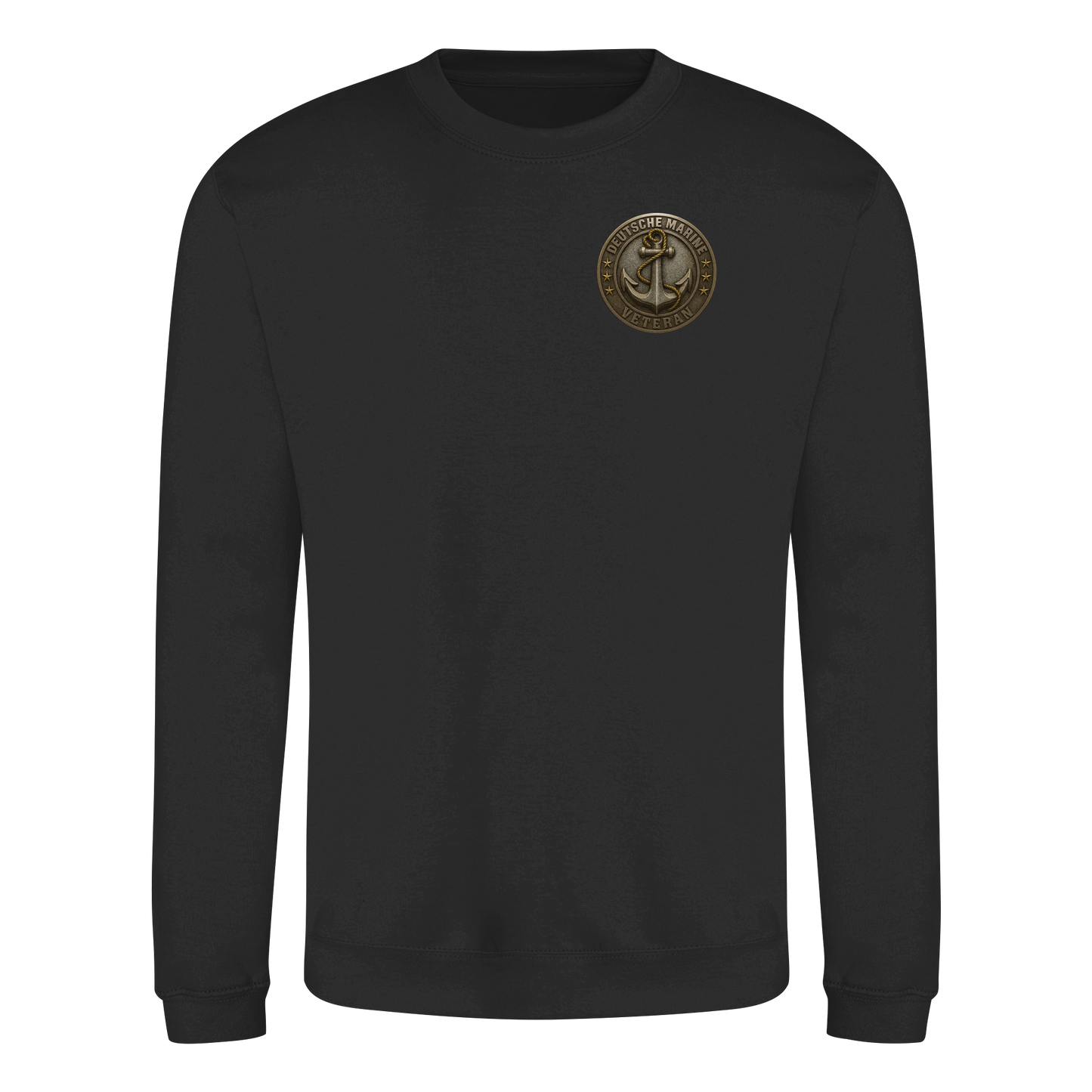 Deutsche Marine Veteran - Metalleffekt - Basic Sweatshirt