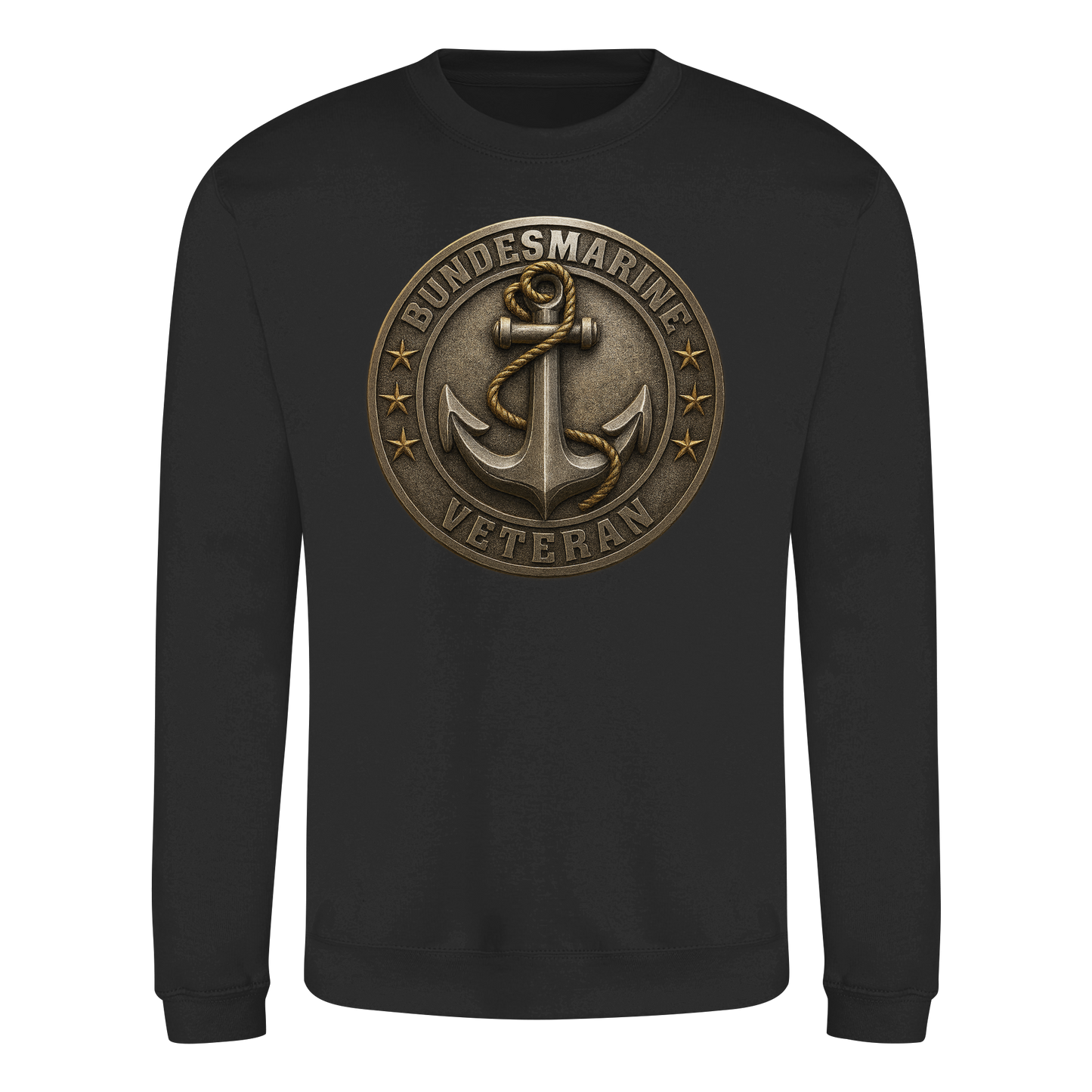 Logo BUNDESMARINE - Metalleffekt - Basic Sweatshirt