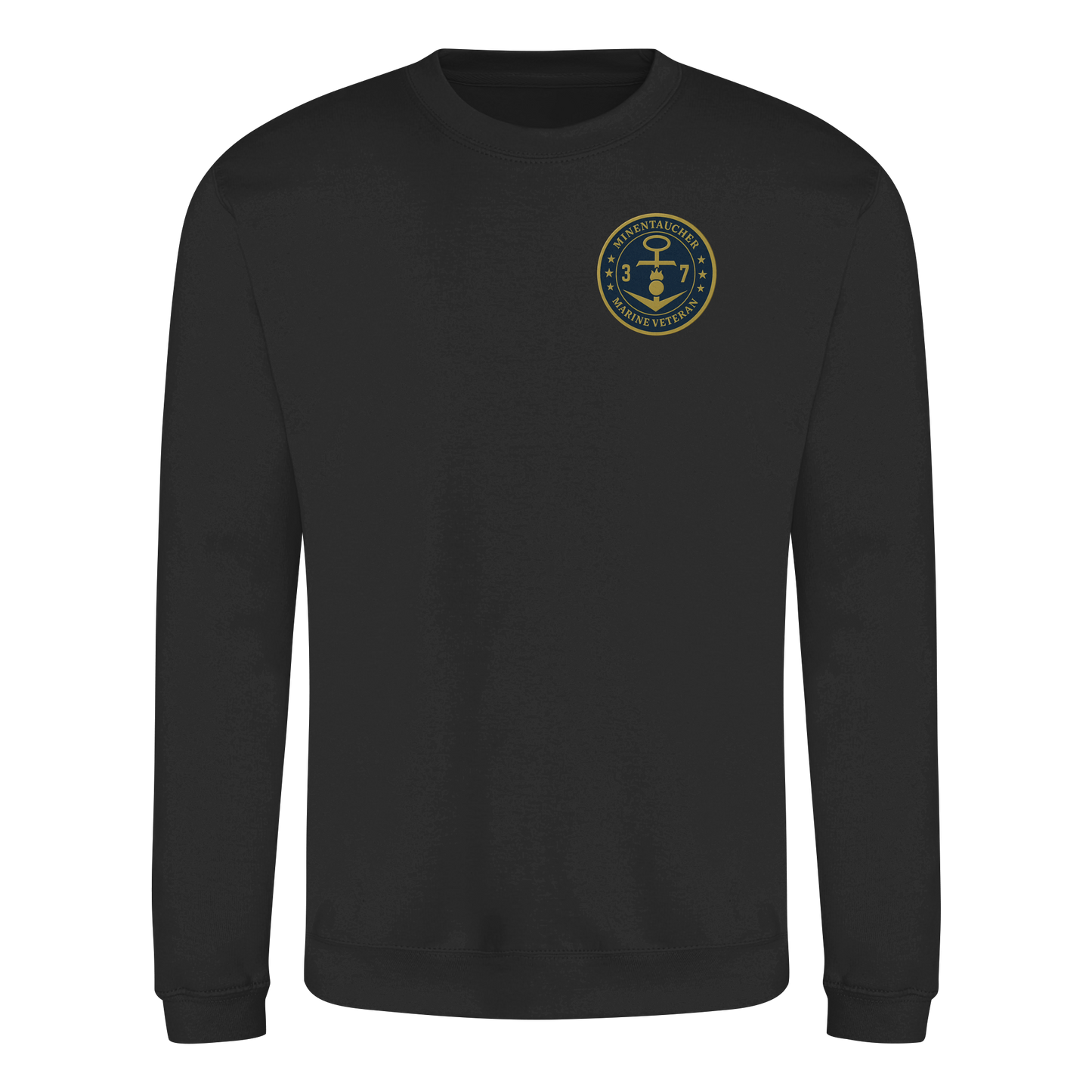 Marine Veteran 37er MINENTAUCHER - Metalleffekt - Basic Sweatshirt