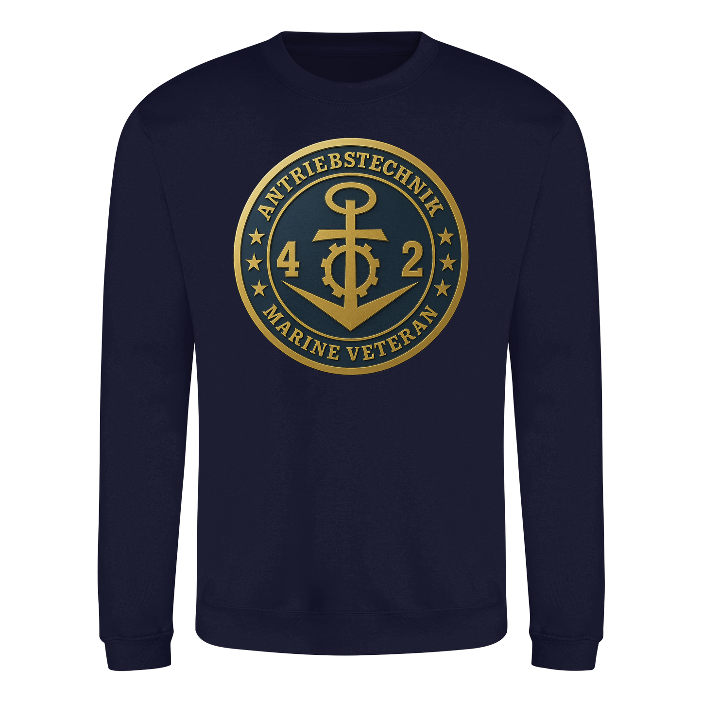 Marine Veteran 42er ANTRIEBSTECHNIK - Metalleffekt - Basic Sweatshirt