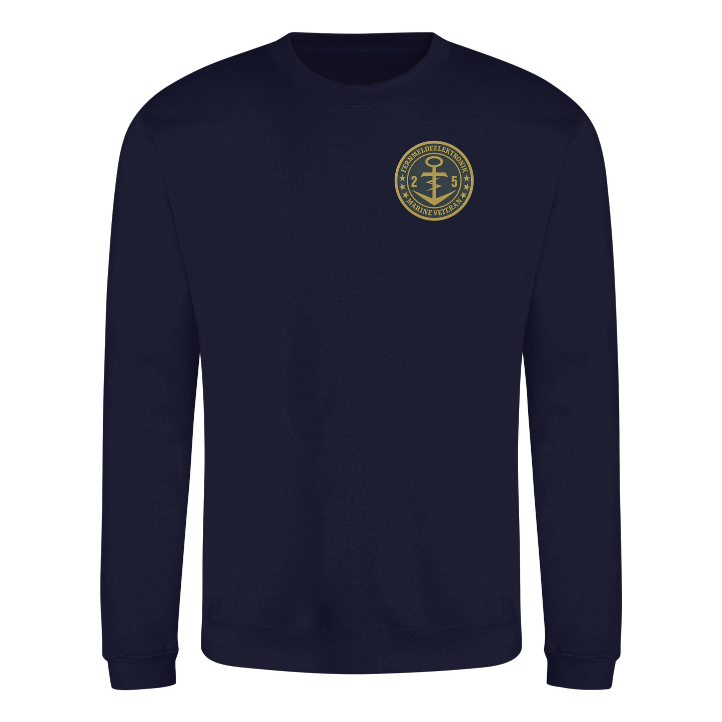 Marine Veteran 25er FERNMELDEELEKTRONIK- Metalleffekt - Basic Sweatshirt
