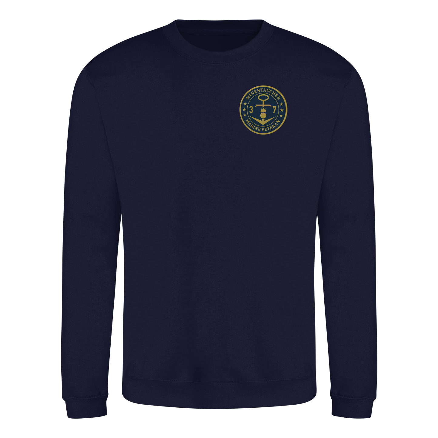 Marine Veteran 37er MINENTAUCHER - Metalleffekt - Basic Sweatshirt