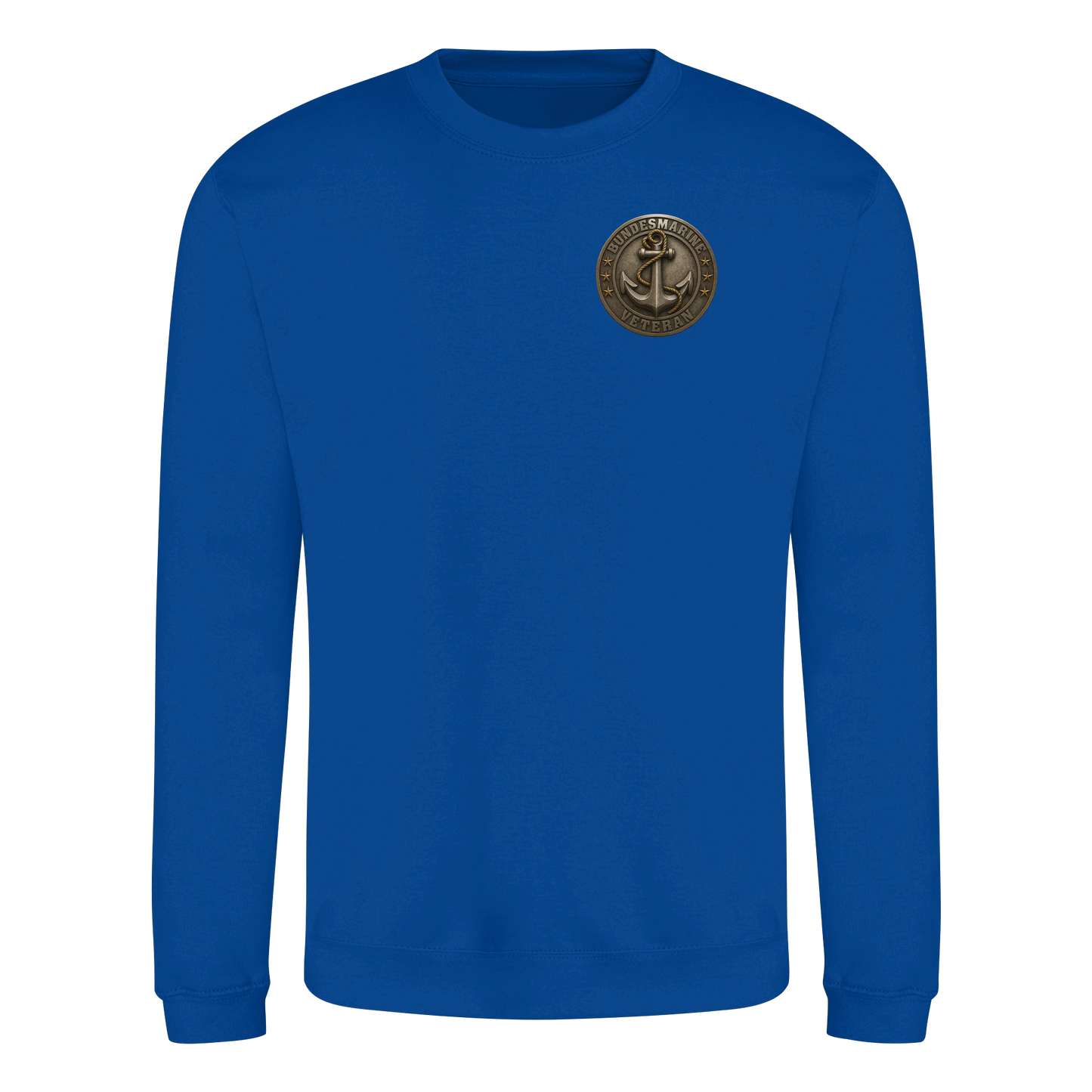 Logo BUNDESMARINE - Metalleffekt - Basic Sweatshirt