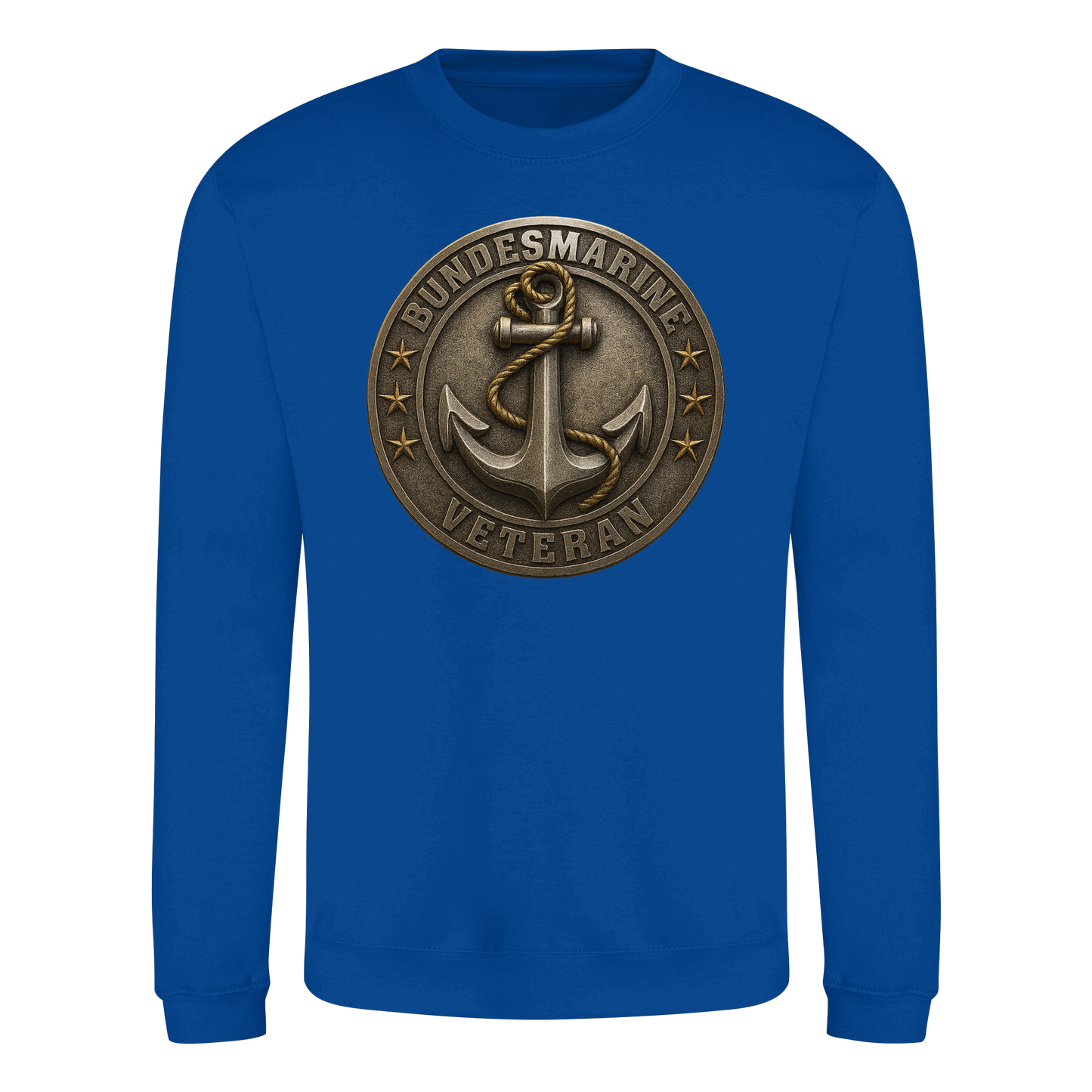 Logo BUNDESMARINE - Metalleffekt - Basic Sweatshirt