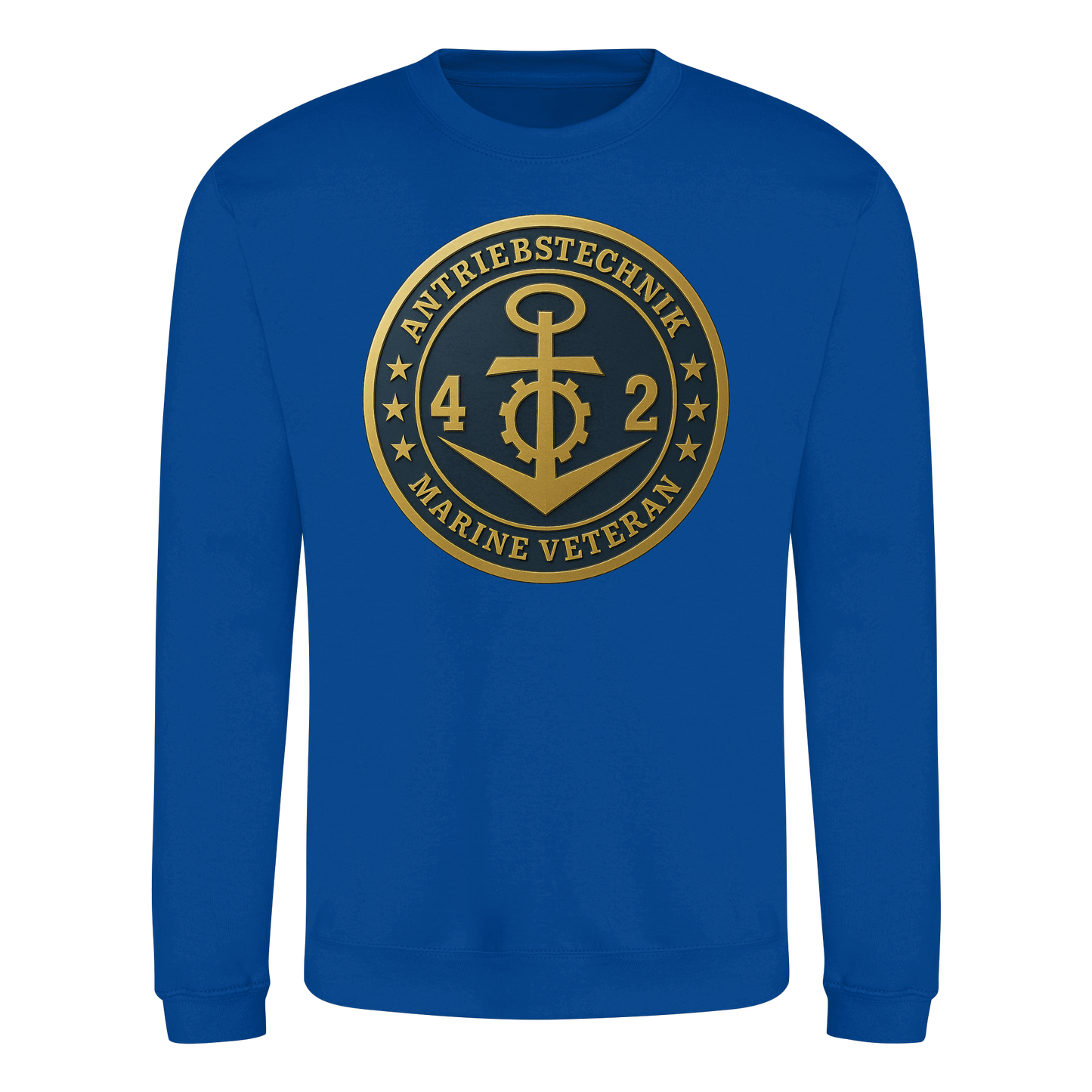 Marine Veteran 42er ANTRIEBSTECHNIK - Metalleffekt - Basic Sweatshirt
