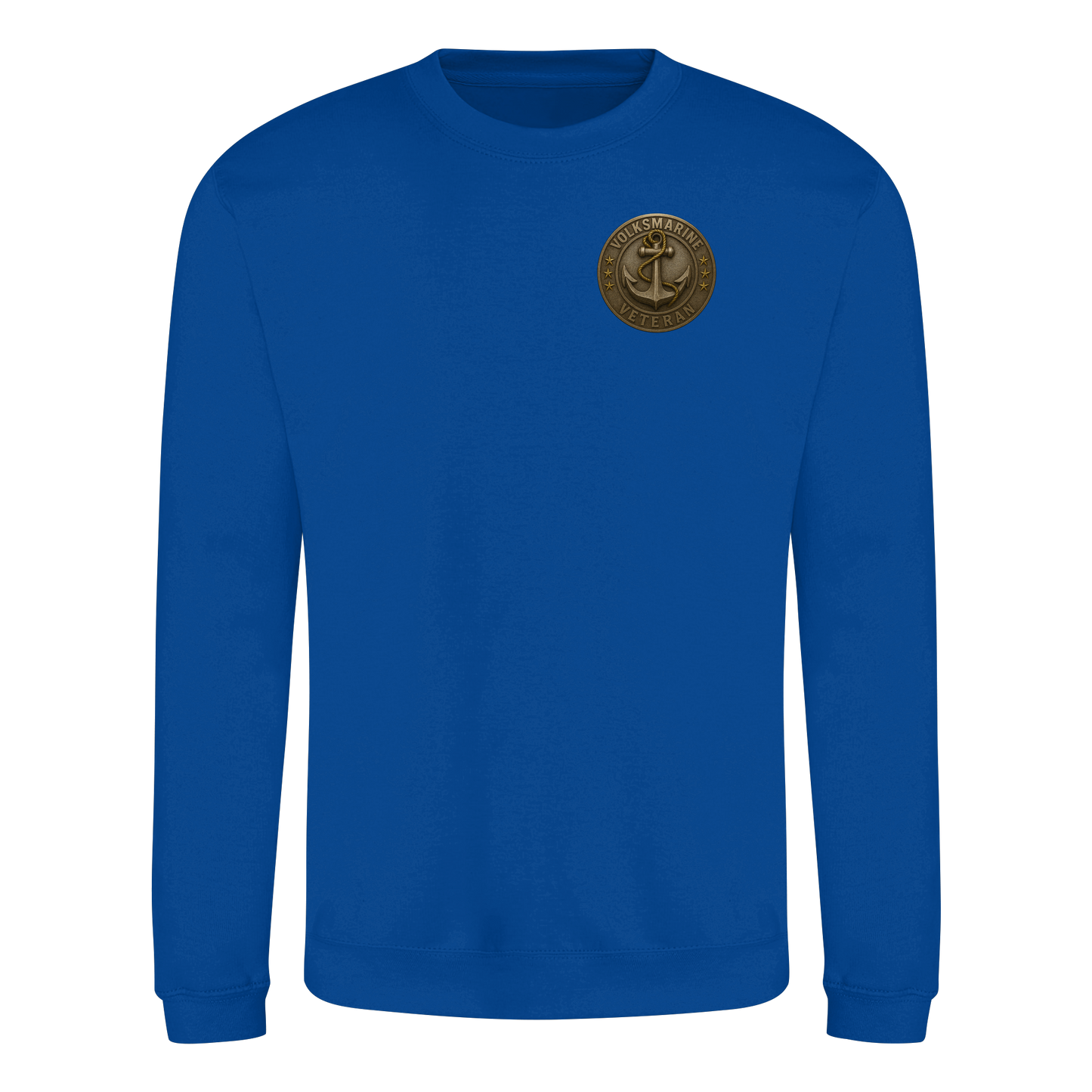 Volksmarine Veteran - Metalleffekt - Basic Sweatshirt
