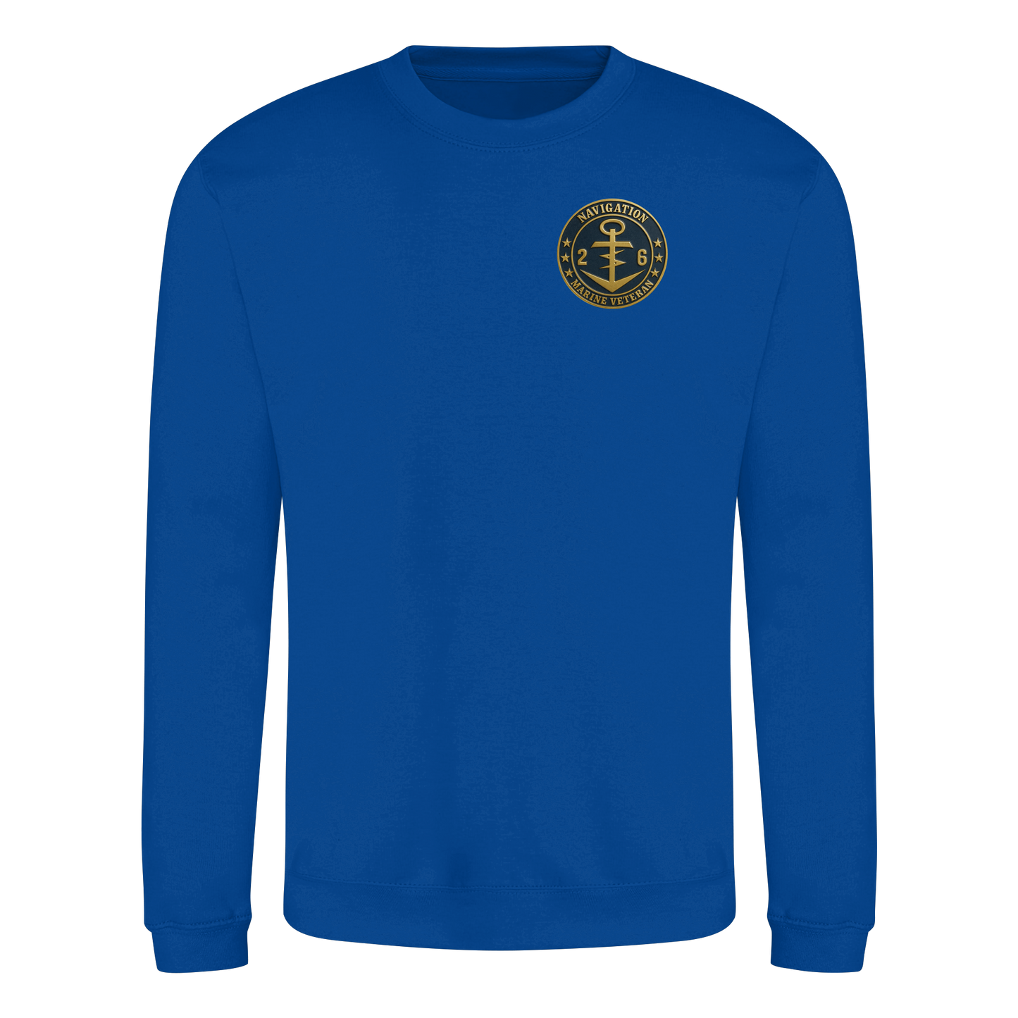 Marine Veteran 26er NAVIGATION - Metalleffekt - Basic Sweatshirt