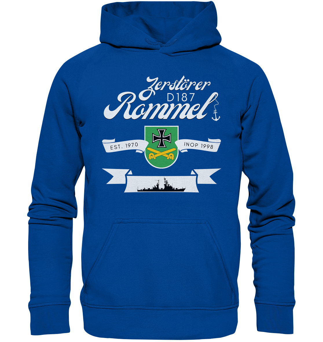 Zerstörer D187 ROMMEL EST. 1970 - Basic Unisex Hoodie
