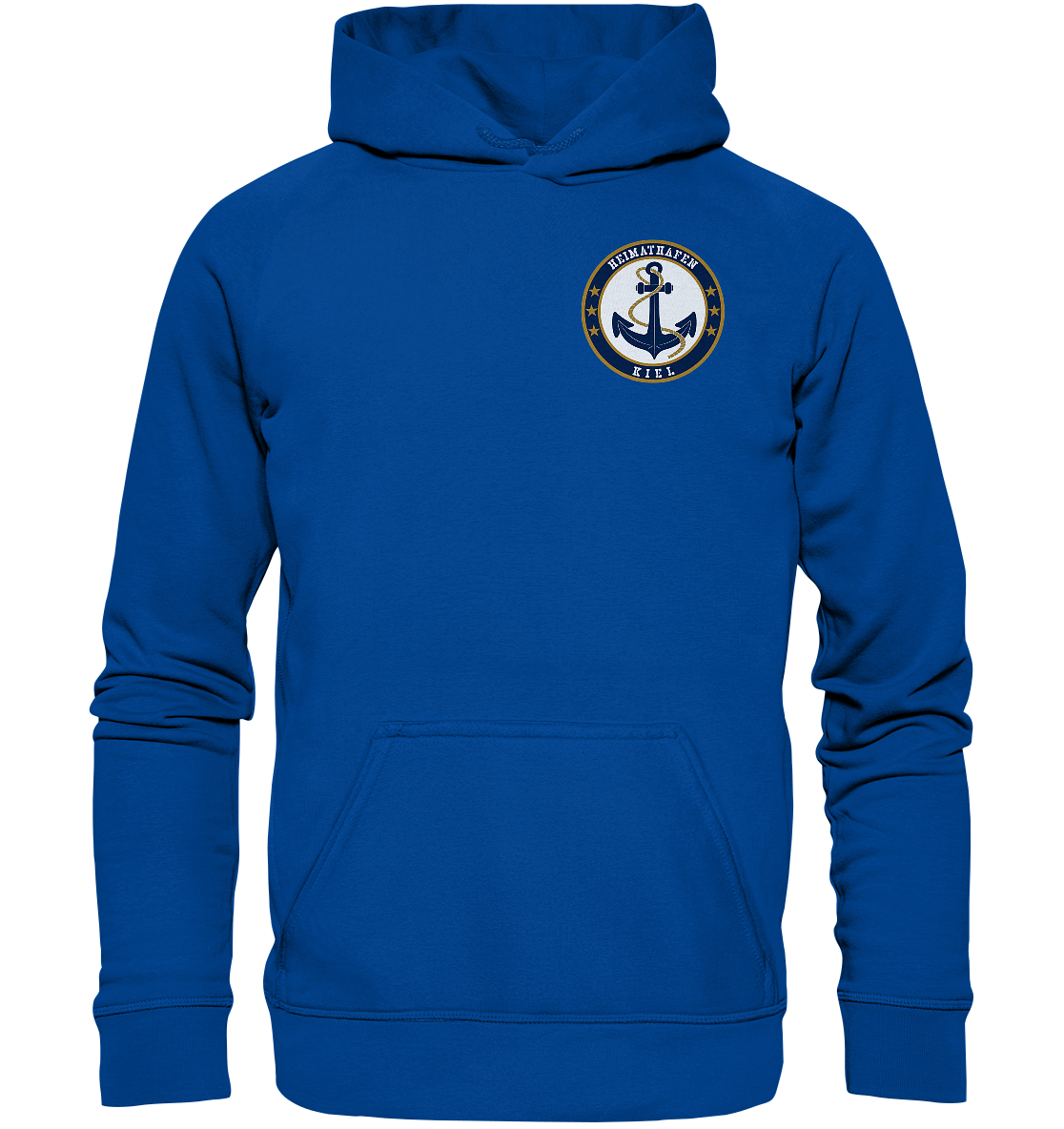 Heimathafen Kiel - Brustlogo - Basic Unisex Hoodie
