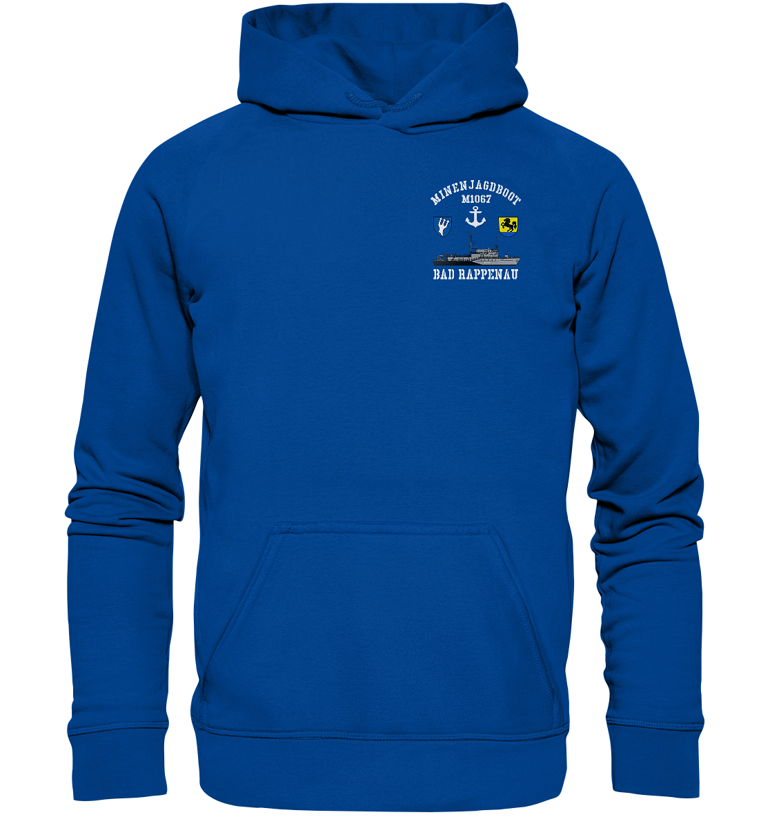 Mij.-Boot M1067 RAPPENAU 5.MSG beids. Druck - Basic Unisex Hoodie