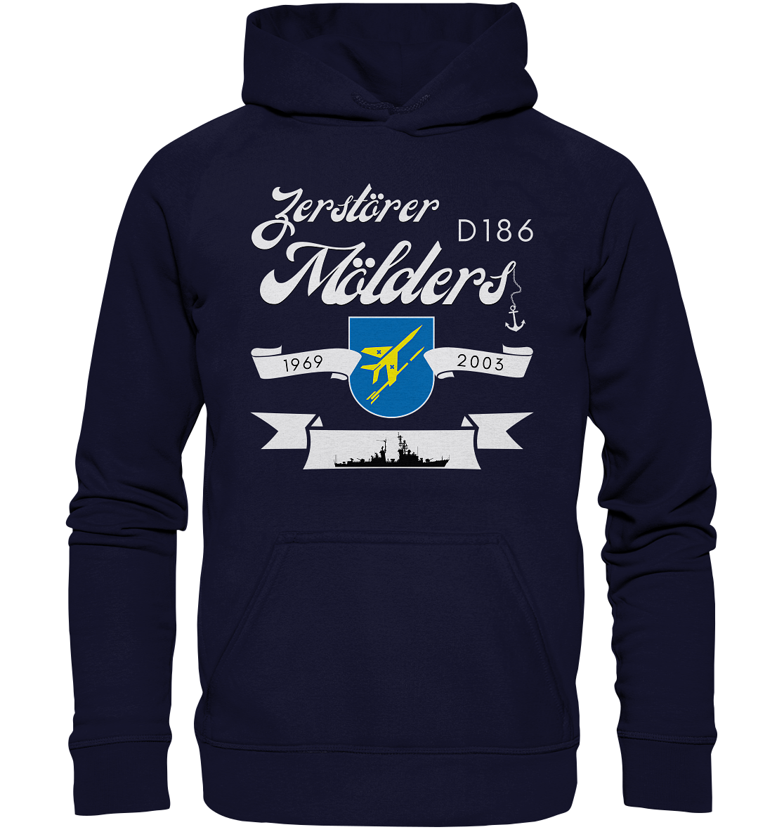 Zerstörer D186 MÖLDERS 1969-2003 - Basic Unisex Hoodie