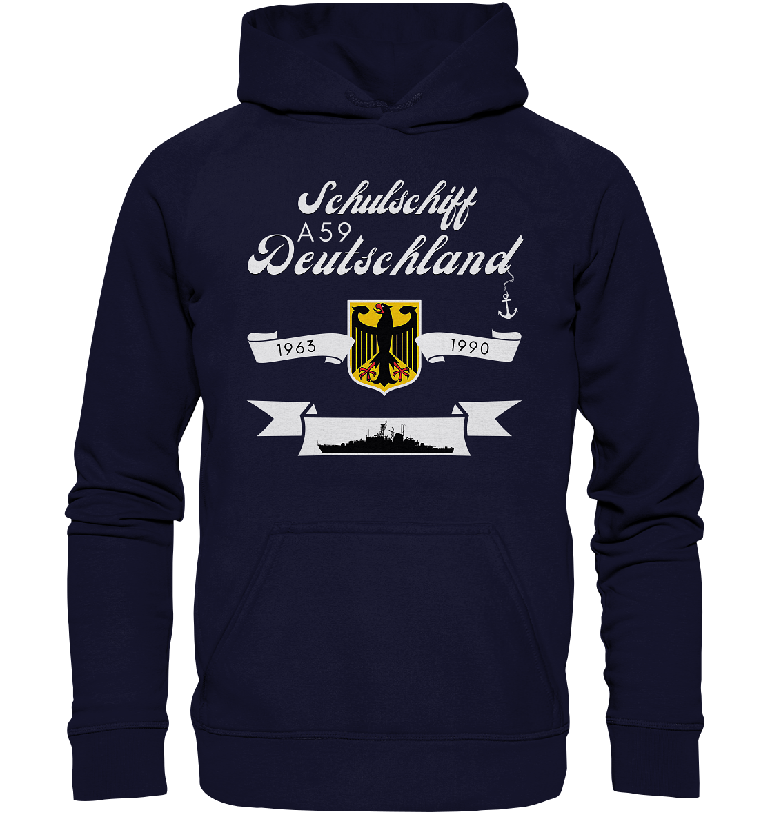 Schulschiffe A59 DEUTSCHLAND 1963-1990 - Basic Unisex Hoodie
