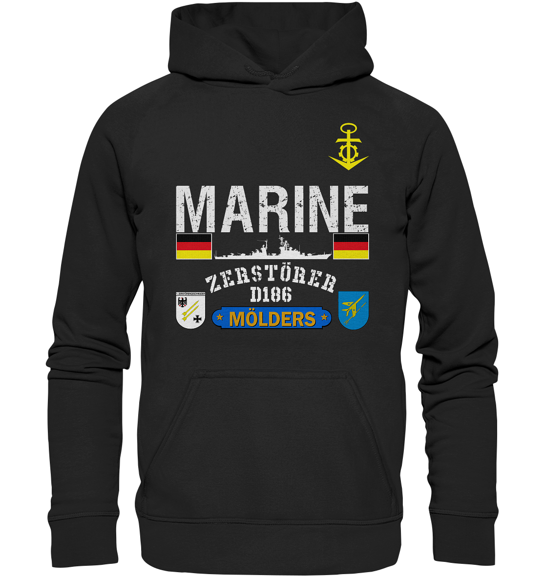 Zerstörer D186 MÖLDERS 40er - Basic Unisex Hoodie