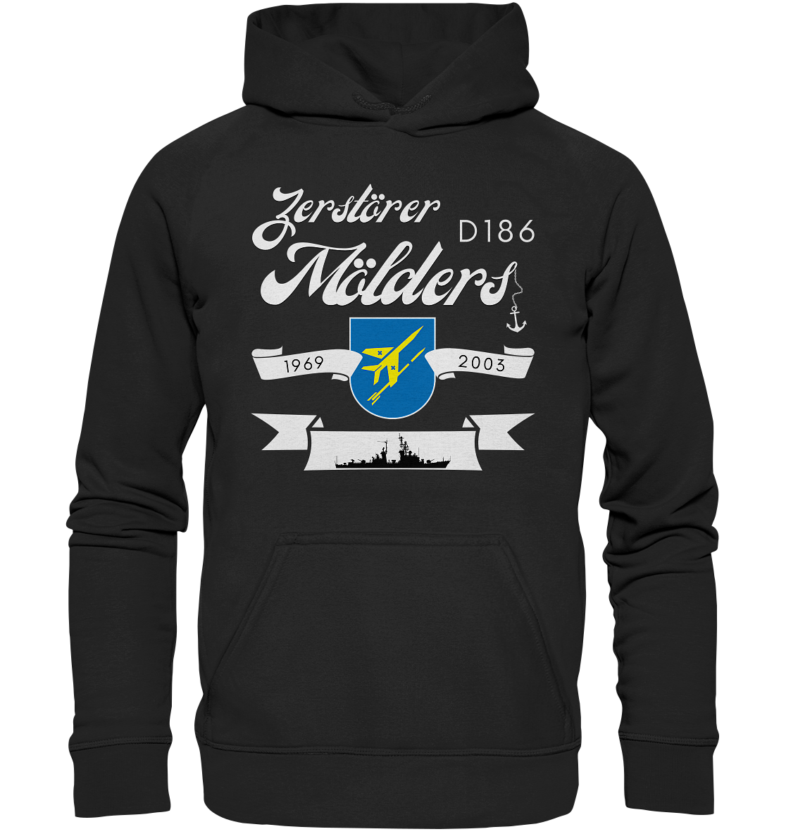 Zerstörer D186 MÖLDERS 1969-2003 - Basic Unisex Hoodie