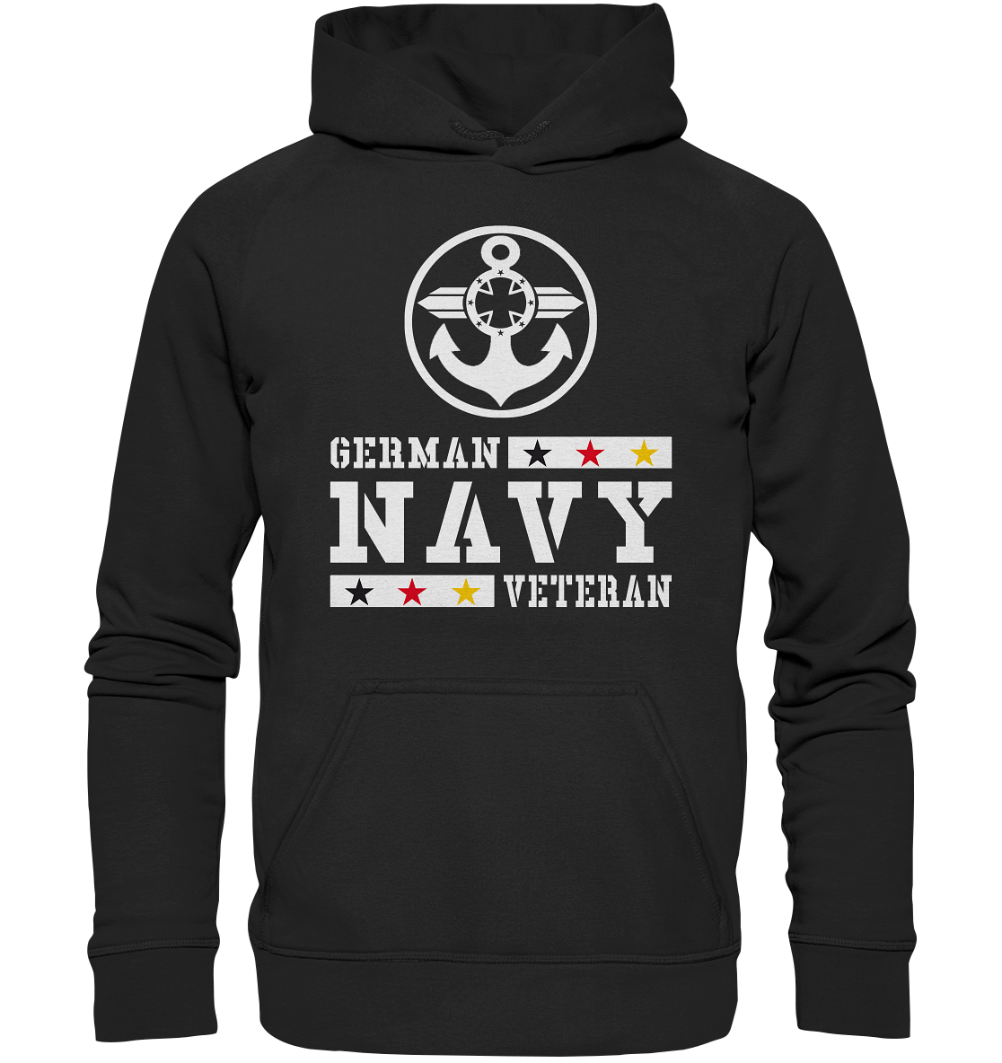 GERMAN NAVY VETERAN ANKER - Basic Unisex Hoodie
