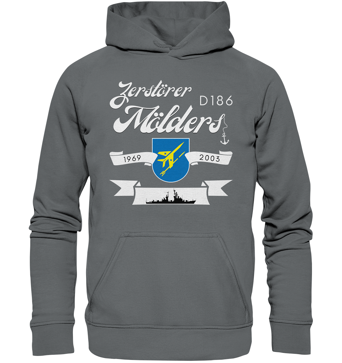 Zerstörer D186 MÖLDERS 1969-2003 - Basic Unisex Hoodie
