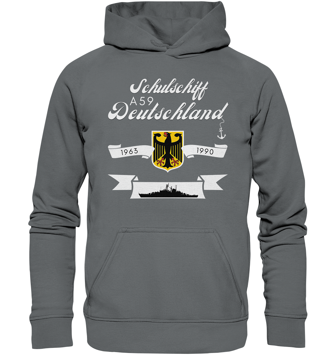 Schulschiffe A59 DEUTSCHLAND 1963-1990 - Basic Unisex Hoodie