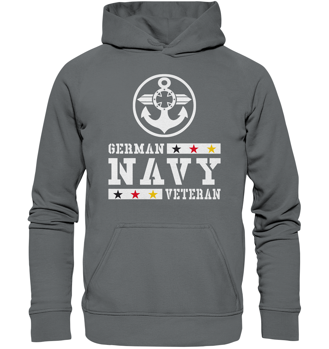 GERMAN NAVY VETERAN ANKER - Basic Unisex Hoodie