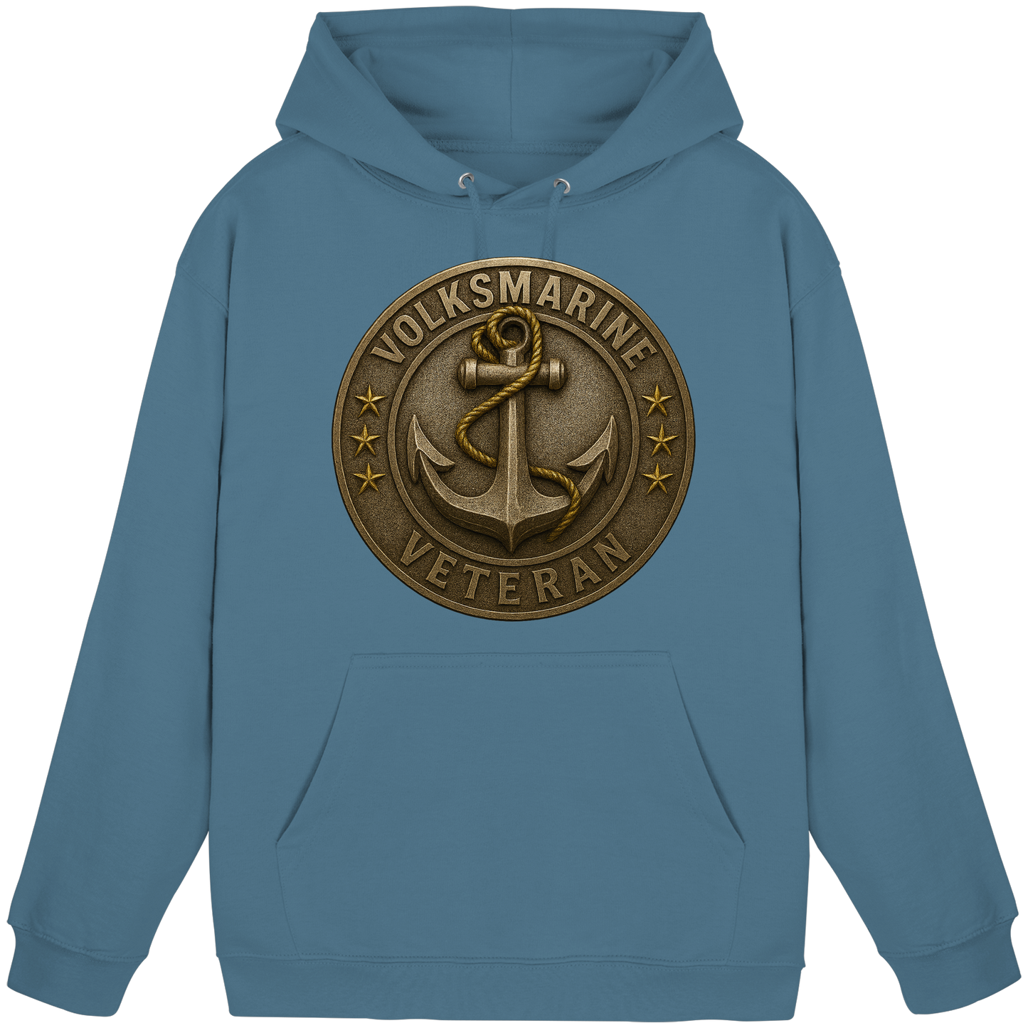 Volksmarine Veteran - Metalleffekt - Basic Unisex Hoodie