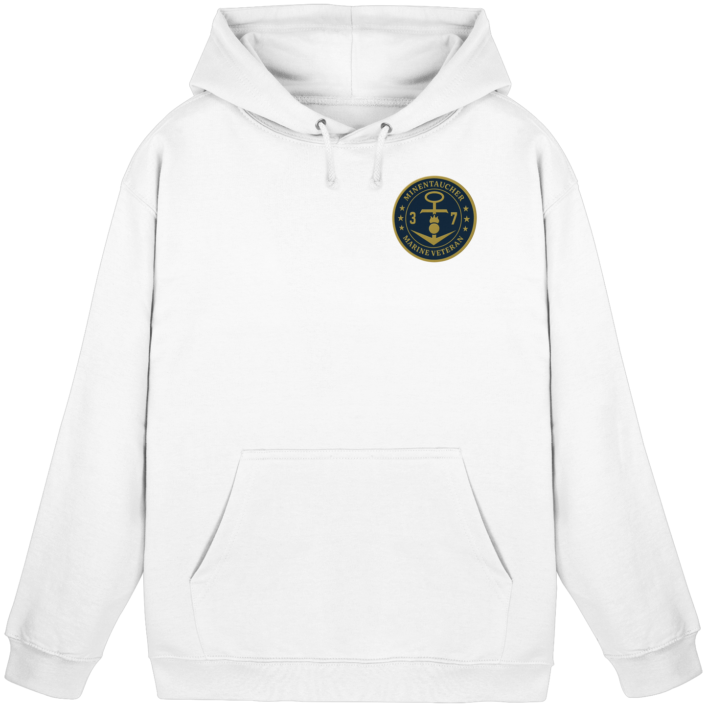 Marine Veteran 37er MINENTAUCHER - Metalleffekt - Basic Unisex Hoodie