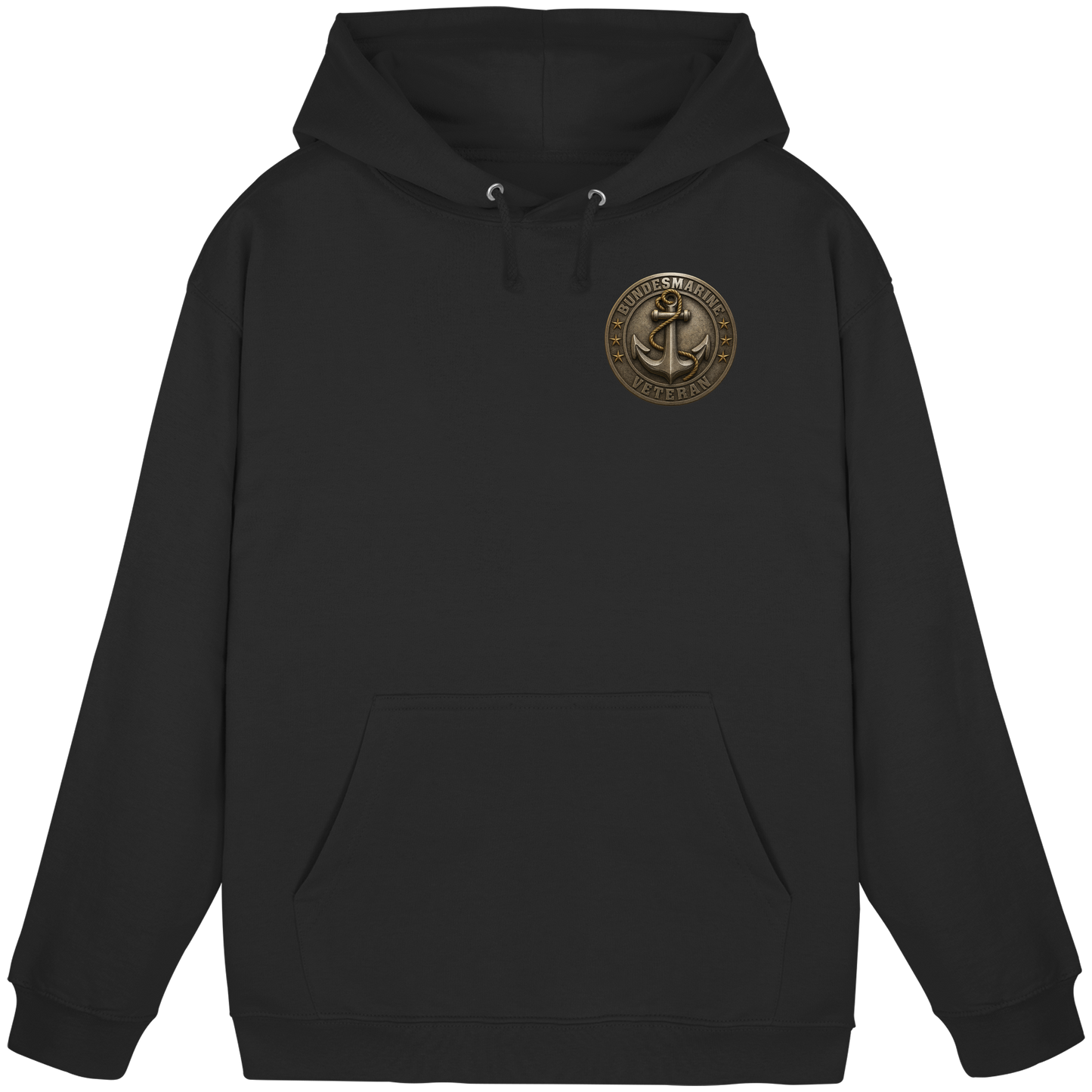 Logo BUNDESMARINE - Metalleffekt - Basic Unisex Hoodie