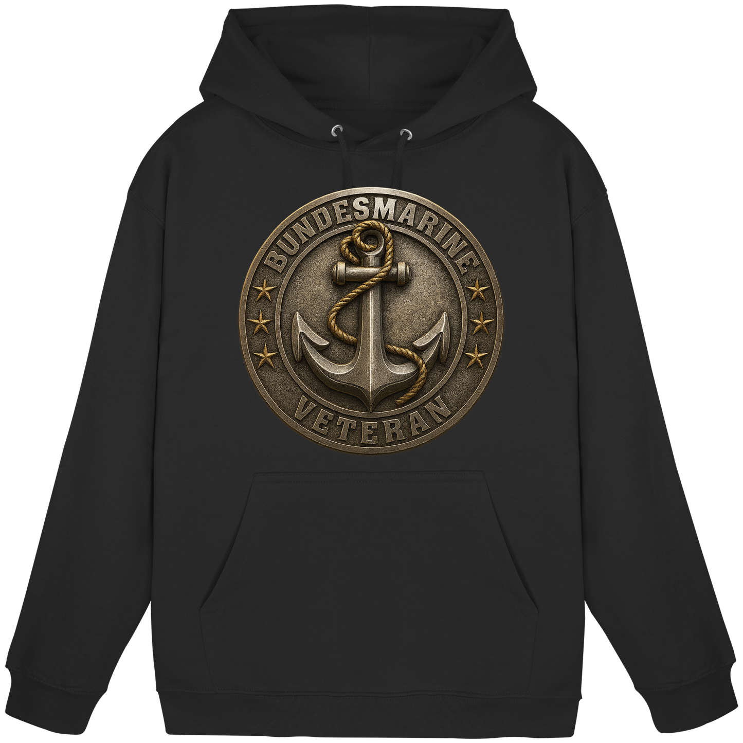 Logo BUNDESMARINE - Metalleffekt - Basic Unisex Hoodie